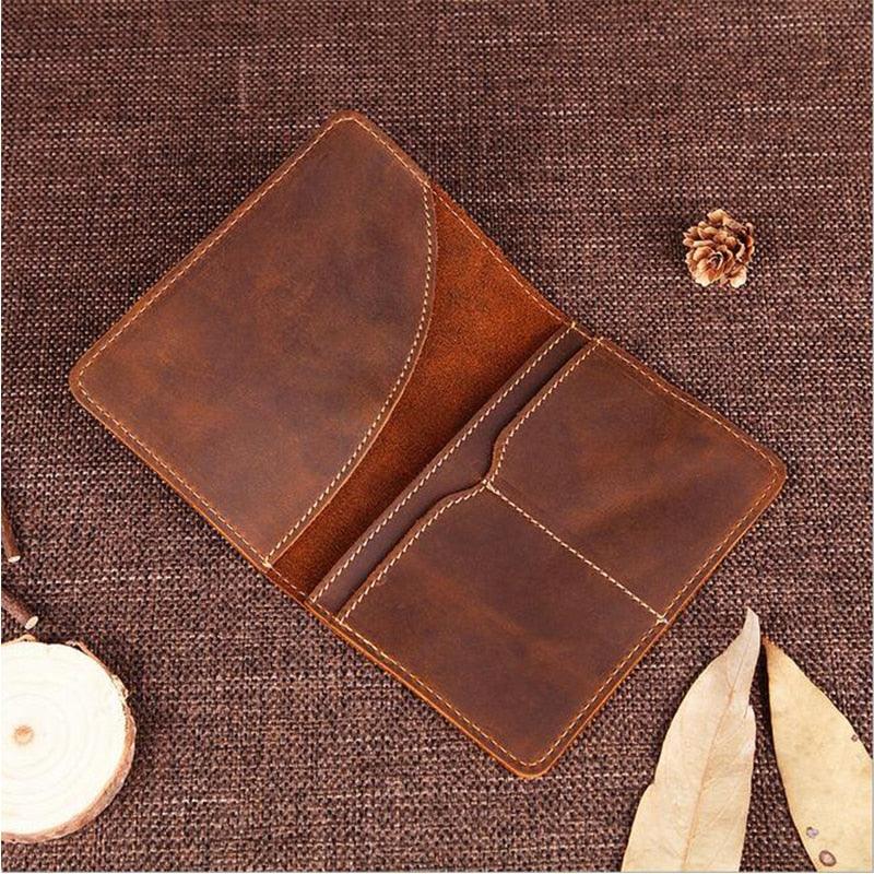 Priam Handmade Leather Passport Cover - Overture Gifts