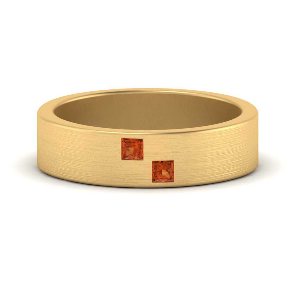 Princess Cut Brush Finish Band