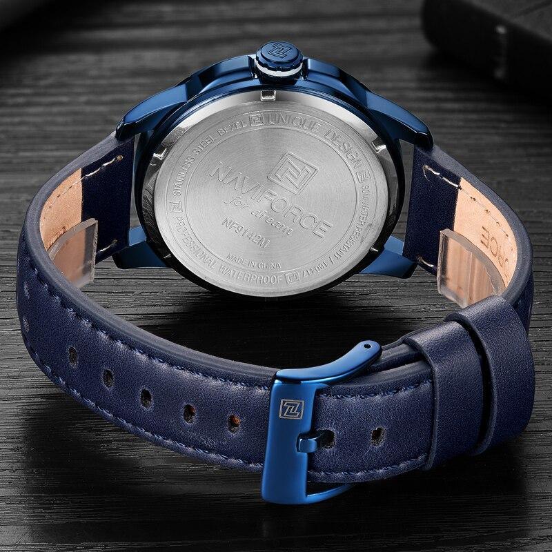 Sport Watches For Man Waterproof Watch Analog Quartz Leather Band Date Calendar Unique Wristwatch Perfect Gift
