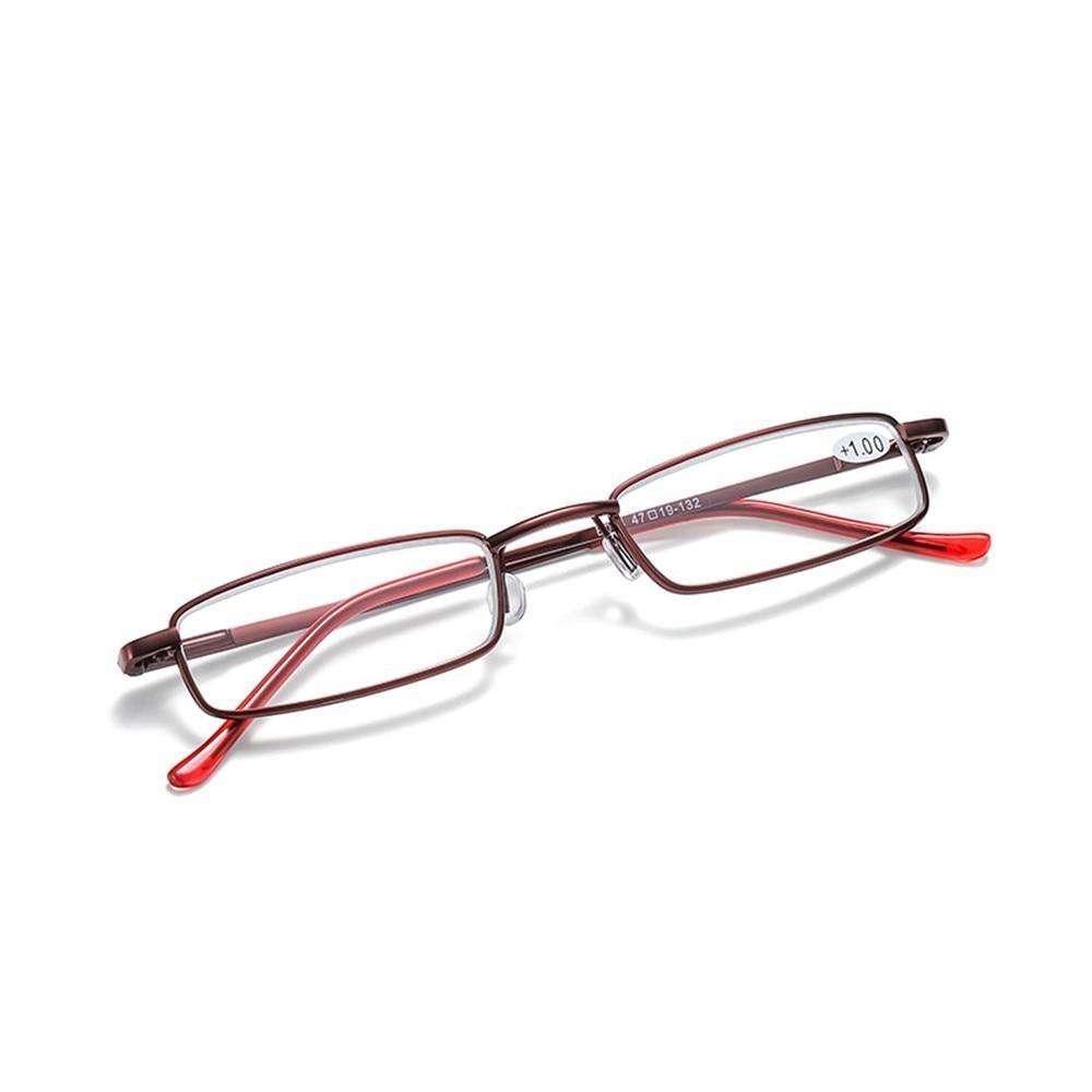 Reading Glasses for Men and Women Compact, Scratch Proof Simple Design Reading Glasses For Men & Women Ultra-light Portable Anti-fatigue Presbyopia Eyeglass With Case Diopter Eyewear