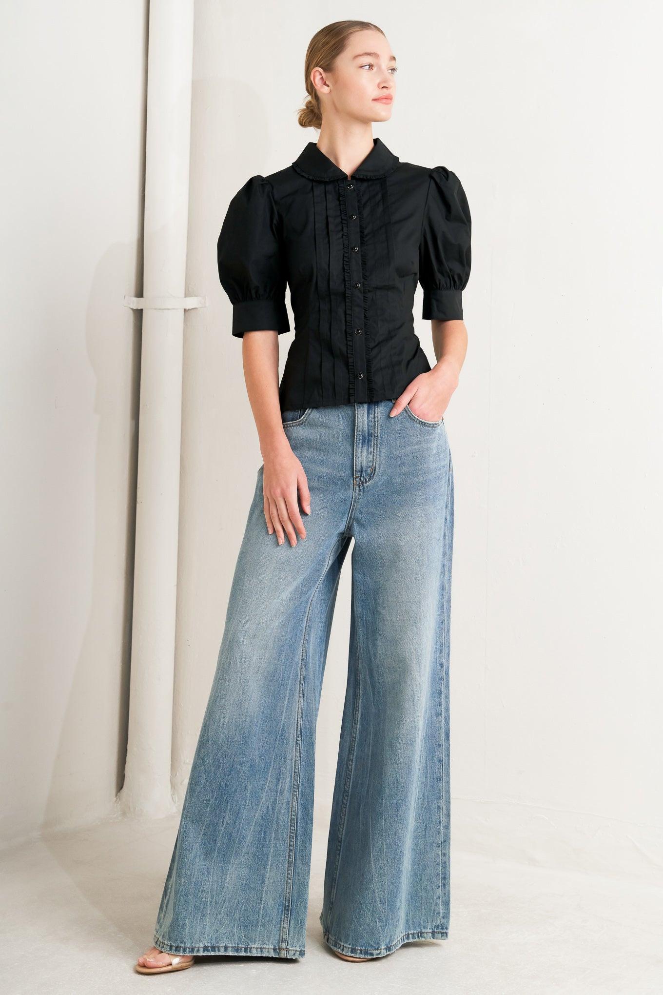 REFINED ROMANCE WOVEN TOP - Overture Gifts