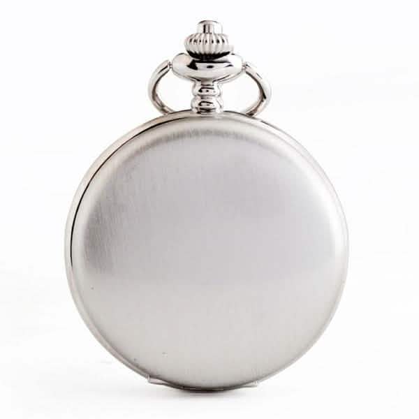 Retro Smooth Men Pocket Watch with Chain - Overture Gifts
