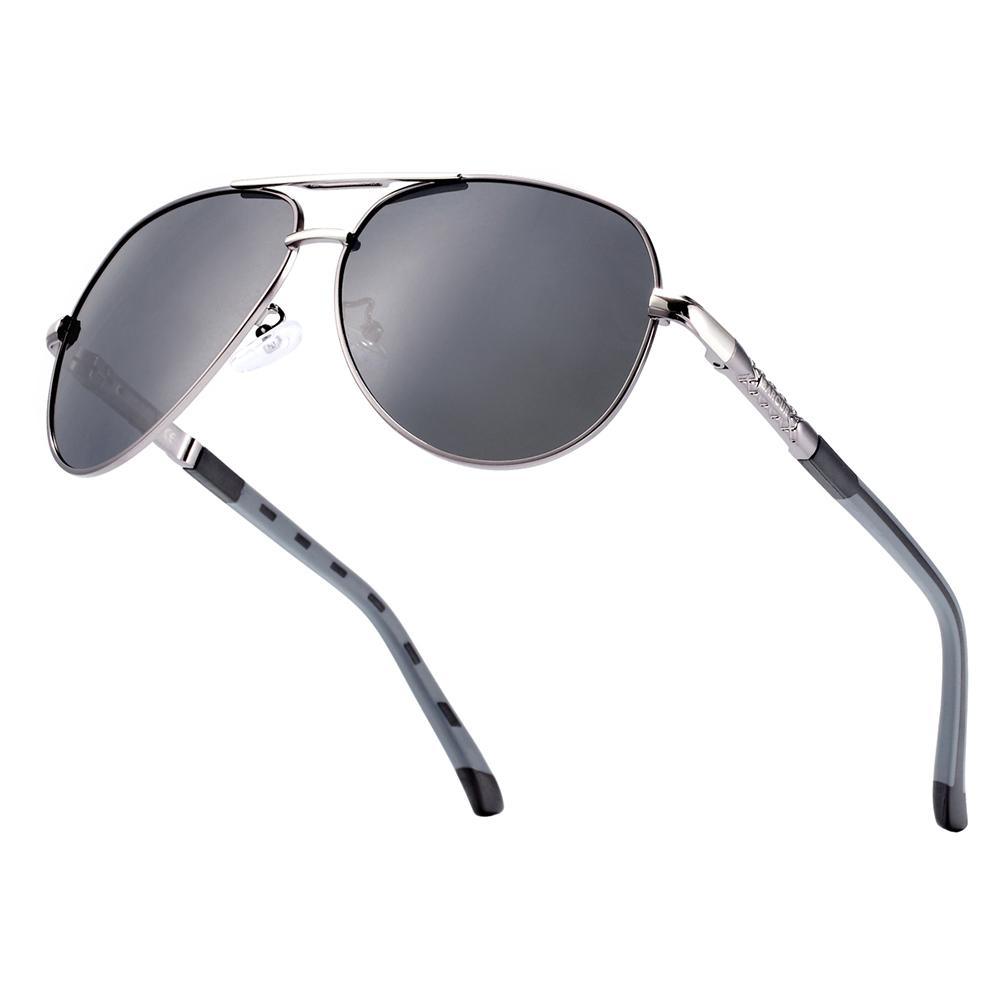 Retro Vintage Elegant Luxury Business High Quality Men Polarized Aviation Pilot Retro Classic Sunglasses With UV400 Protection - Overture Gifts