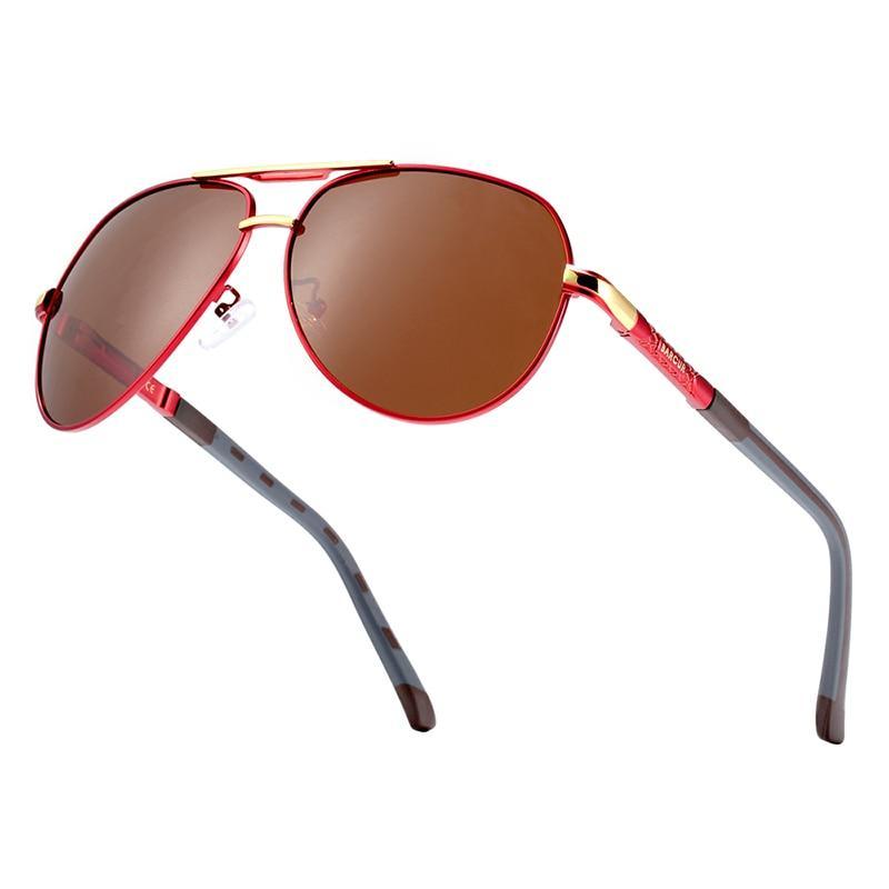 Retro Vintage Elegant Luxury Business High Quality Men Polarized Aviation Pilot Retro Classic Sunglasses With UV400 Protection - Overture Gifts