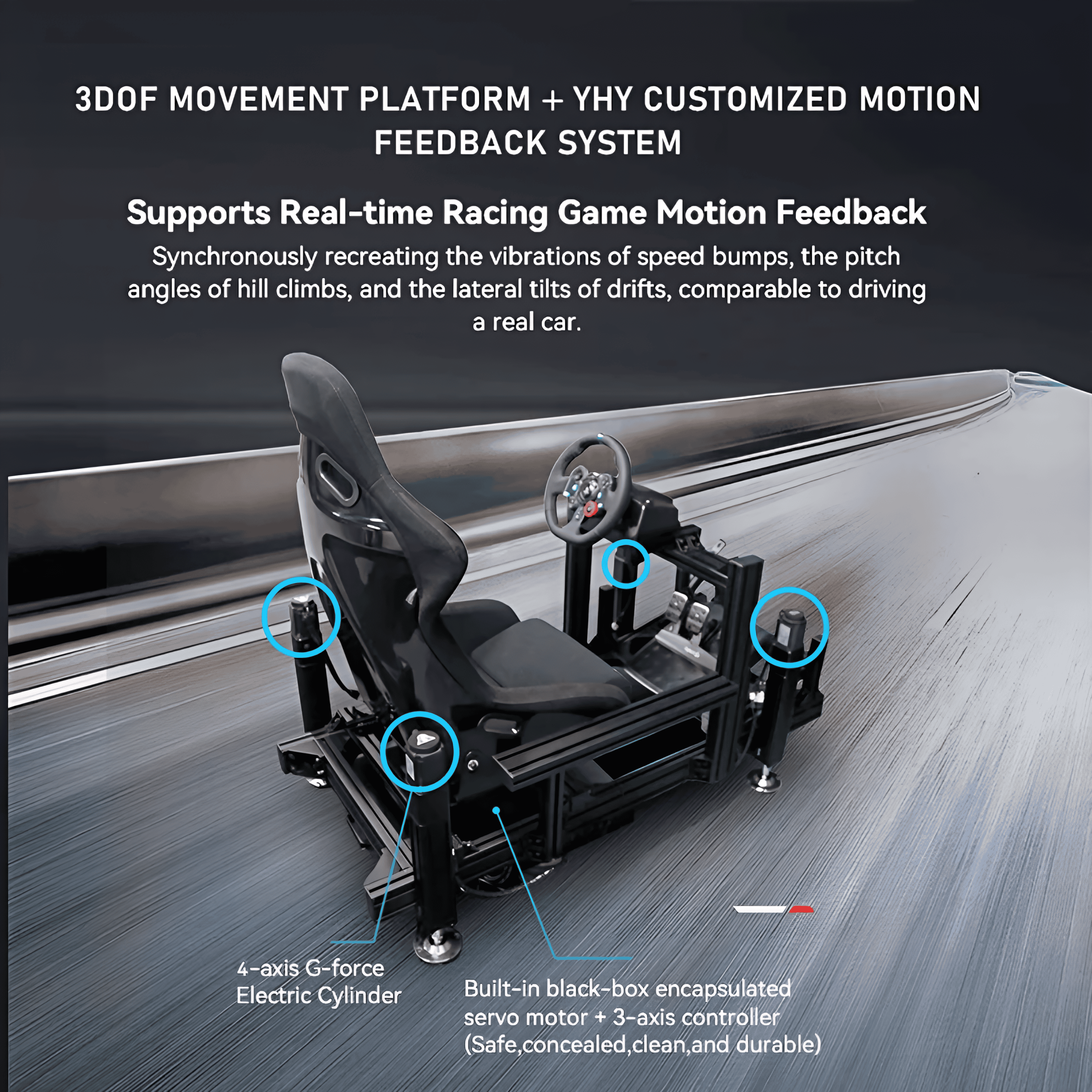Racing Simulator Full Racing Movement