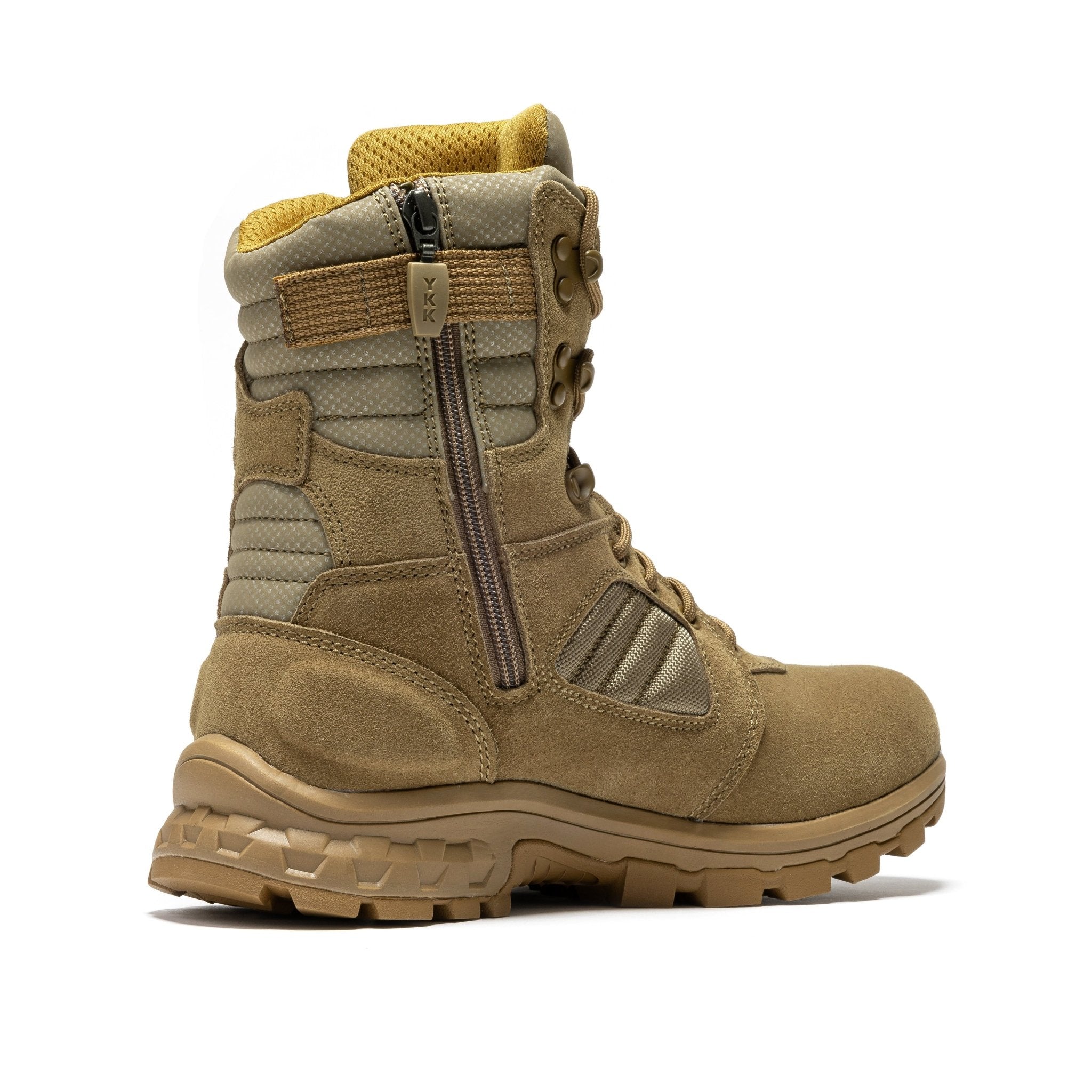 ROCKROOSTER Burano Coyote 8 inch Suede Leather Waterproof Tactical & Military Boots AB540 - Overture Gifts