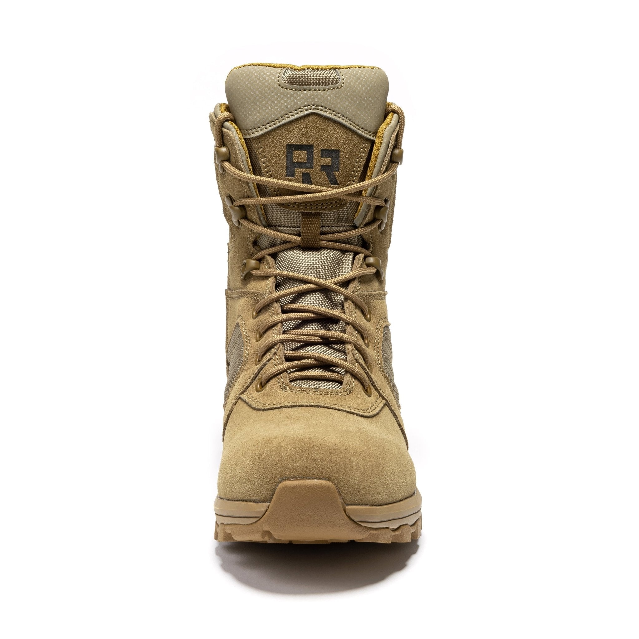 ROCKROOSTER Burano Coyote 8 inch Suede Leather Waterproof Tactical & Military Boots AB540 - Overture Gifts