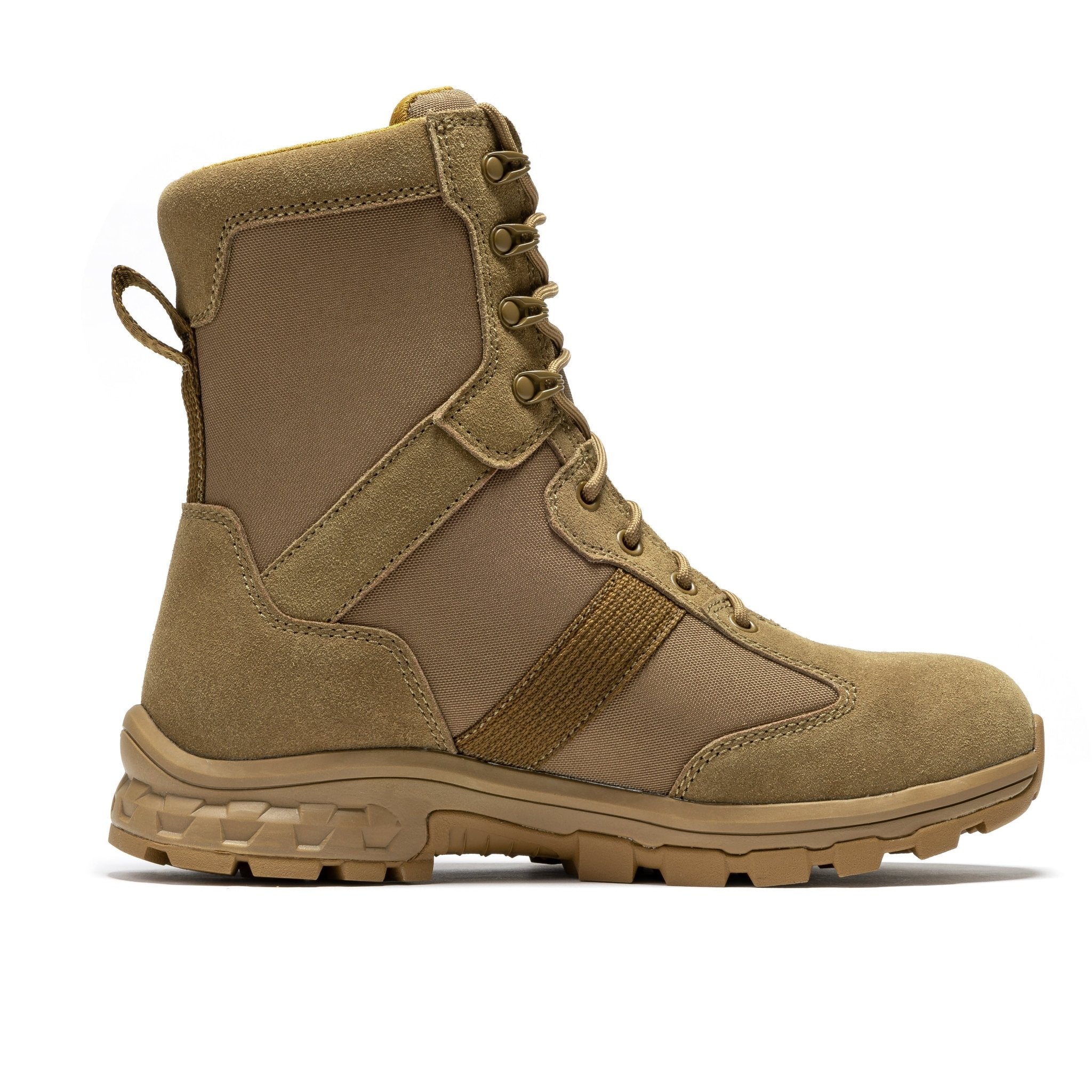 ROCKROOSTER Colmar Coyote 8 inch Suede Leather Waterproof Tactical & Military Boots AB500 - Overture Gifts