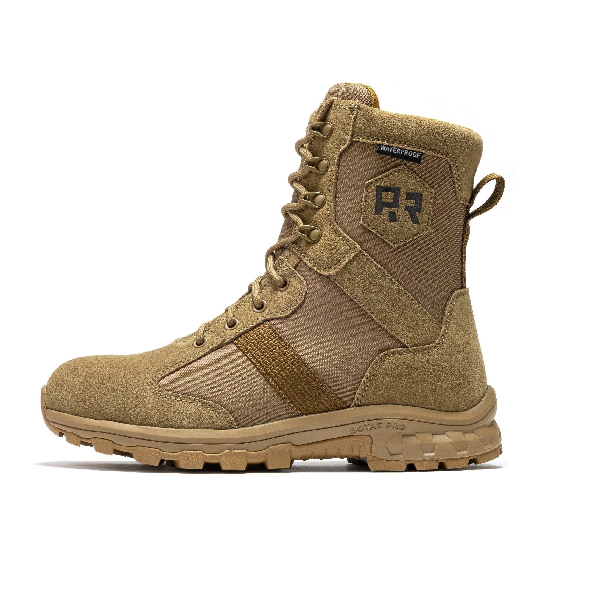 ROCKROOSTER Colmar Coyote 8 inch Suede Leather Waterproof Tactical & Military Boots AB500 - Overture Gifts