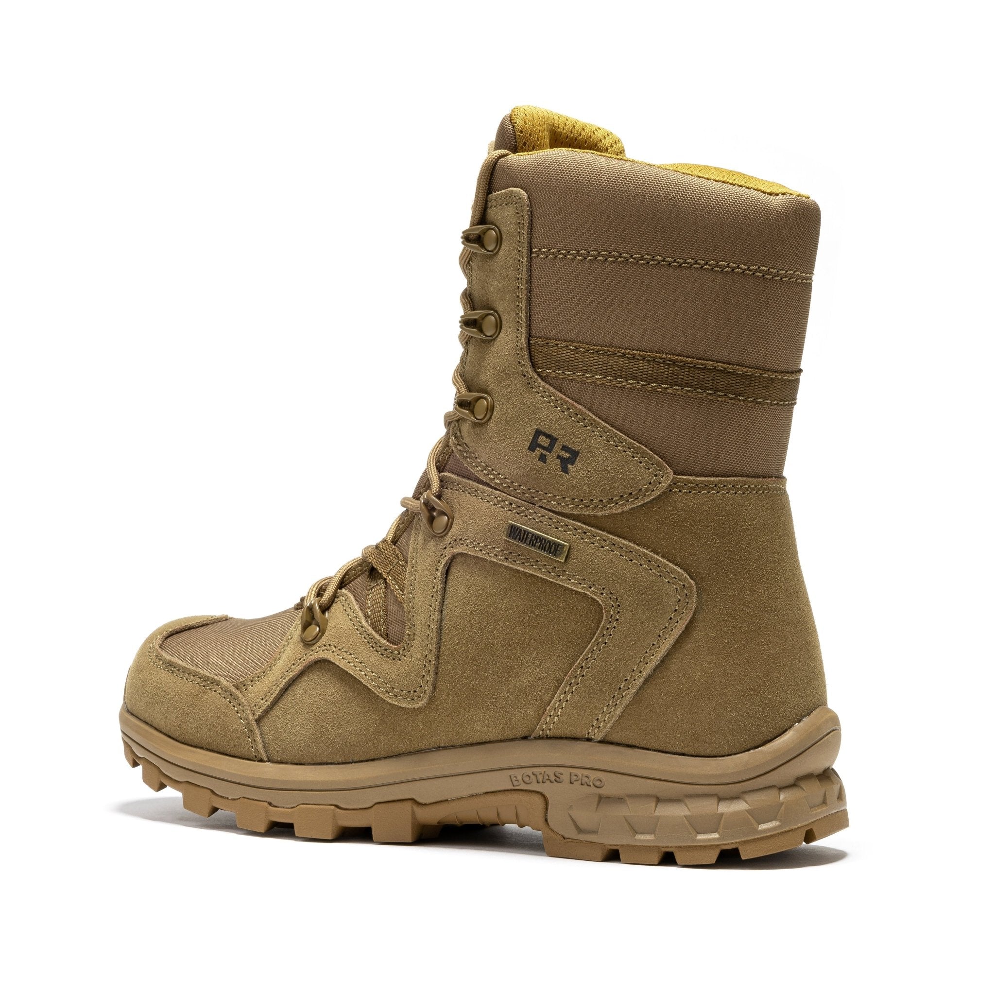 ROCKROOSTER Colmar Coyote 8 inch Suede Leather Waterproof Tactical & Military Boots AB520 - Overture Gifts