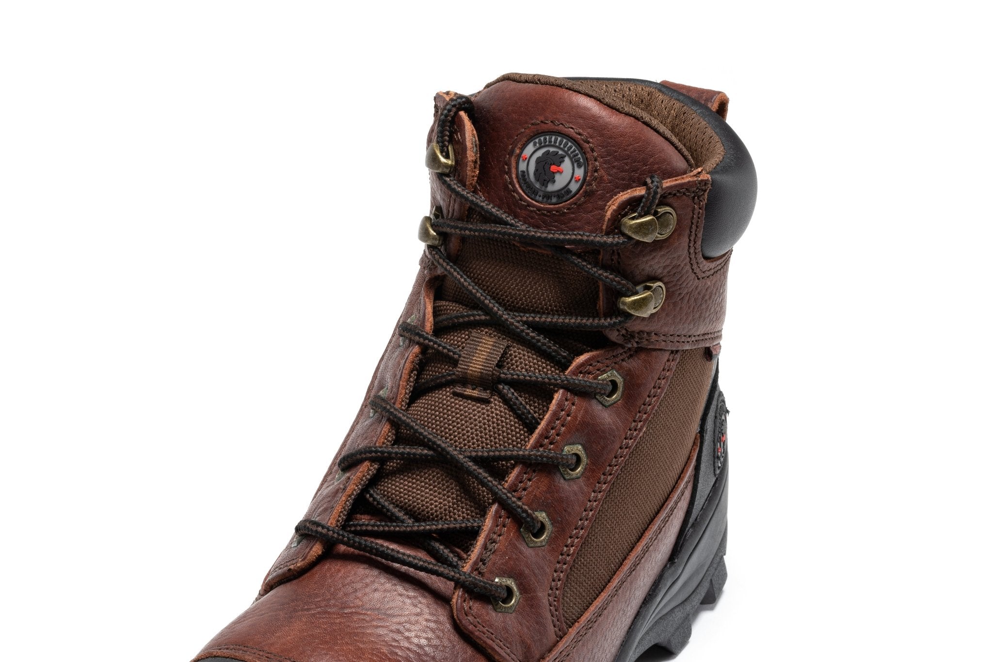 ROCKROOSTER Daviston 6 inch Brown Composite Toe Waterproof Work Boots AT872 - Overture Gifts