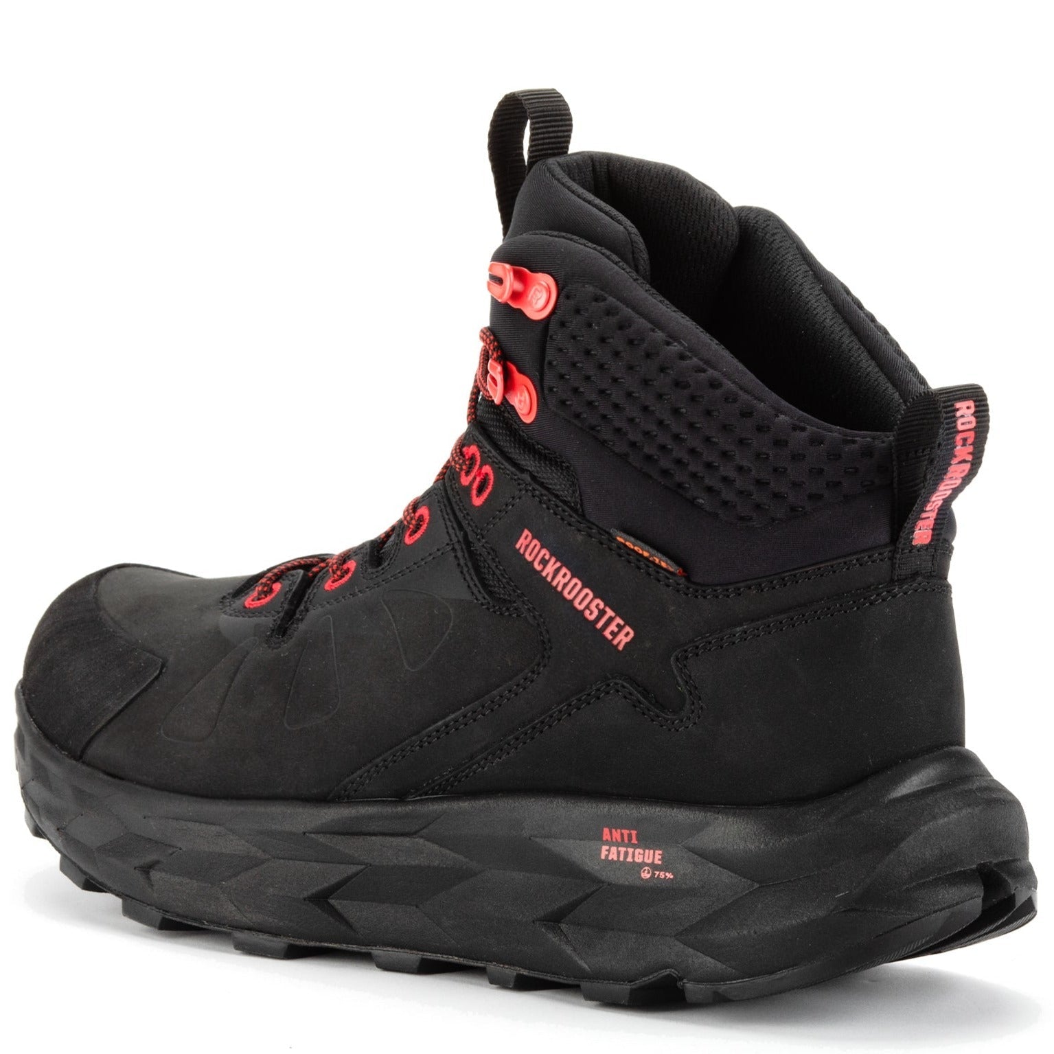 ROCKROOSTER Farmington Black 6 Inch Waterproof Hiking Boots with VIBRAM® Outsole OC21034