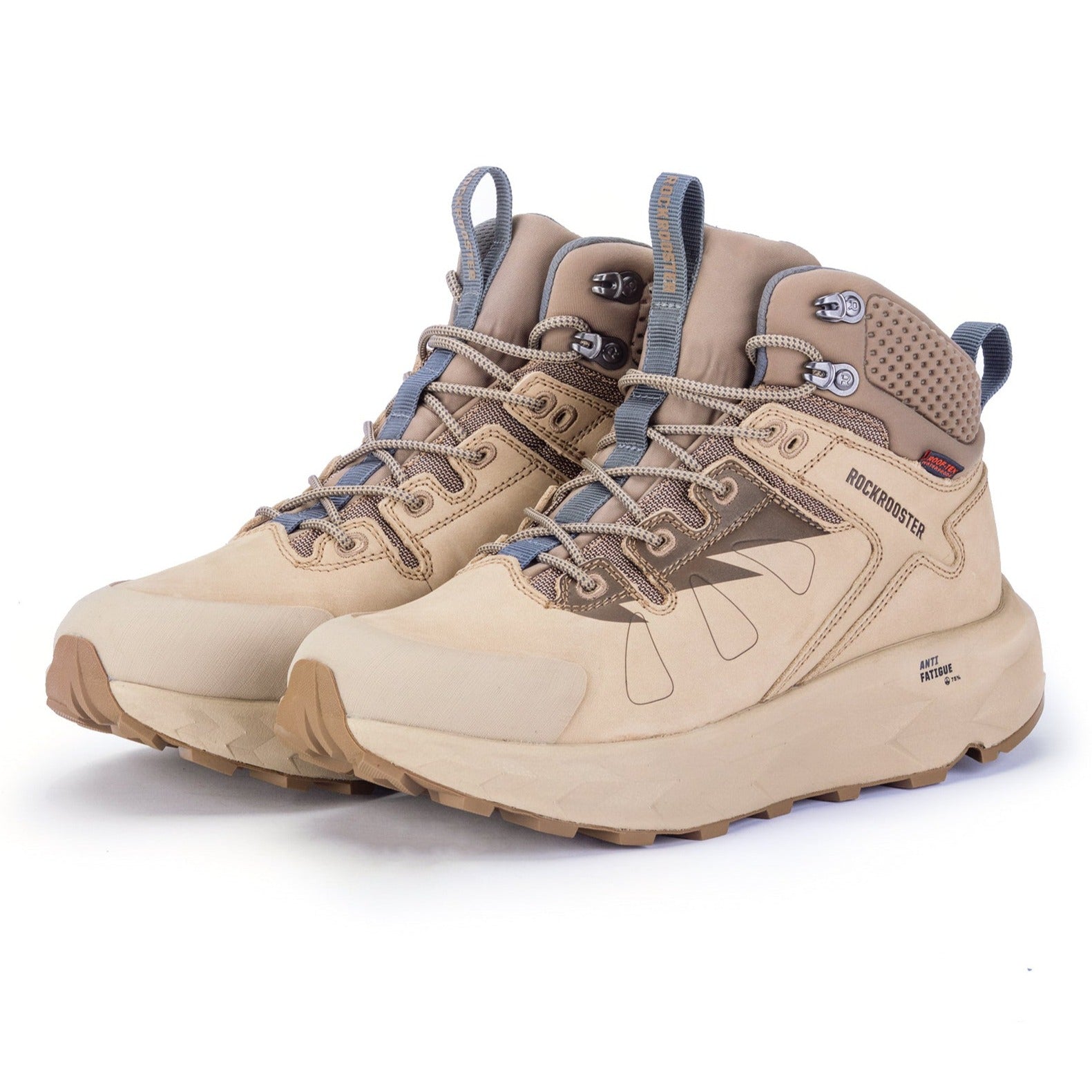 rockrooster Farmington Sand 6 Inch Waterproof Hiking Boots with VIBRAM® Outsole OC21035