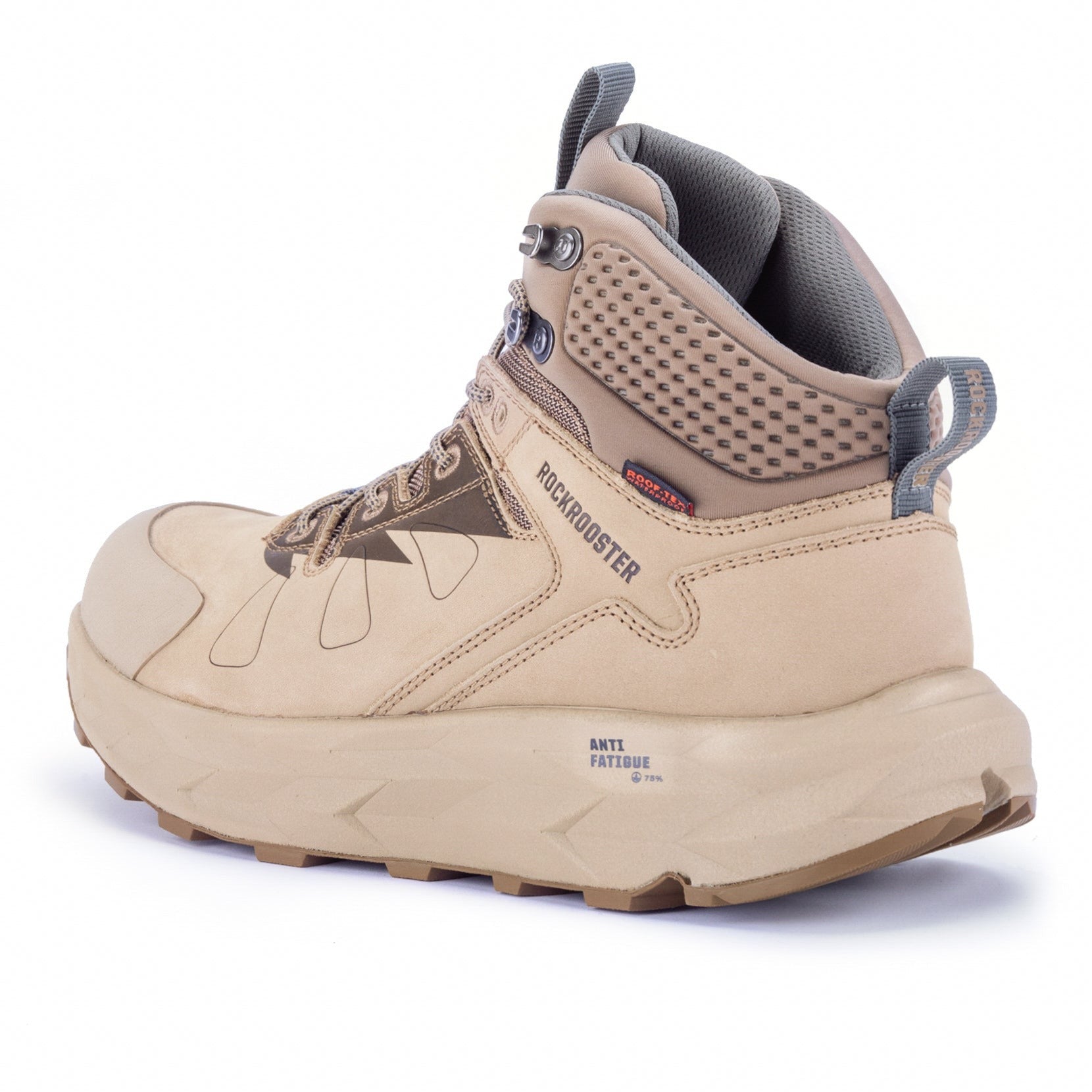 rockrooster Farmington Sand 6 Inch Waterproof Hiking Boots with VIBRAM® Outsole OC21035