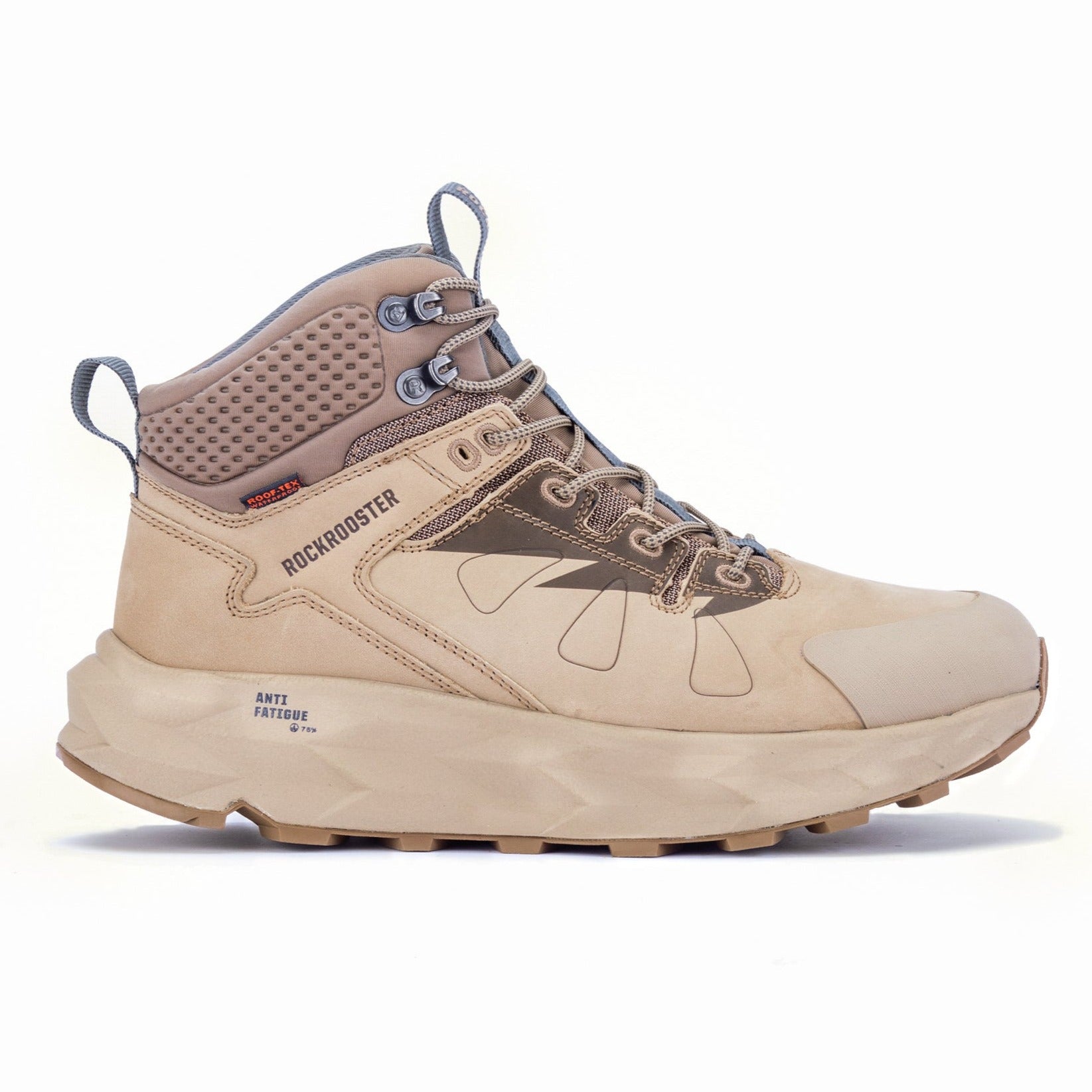 rockrooster Farmington Sand 6 Inch Waterproof Hiking Boots with VIBRAM® Outsole OC21035