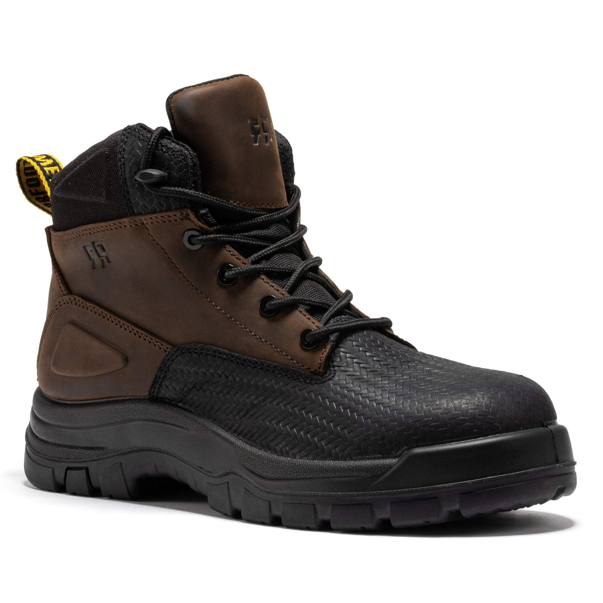 ROCKROOSTER Marfa Brown 6 Inch Waterproof Composite Toe Leather Work Boots CP210 - Overture Gifts