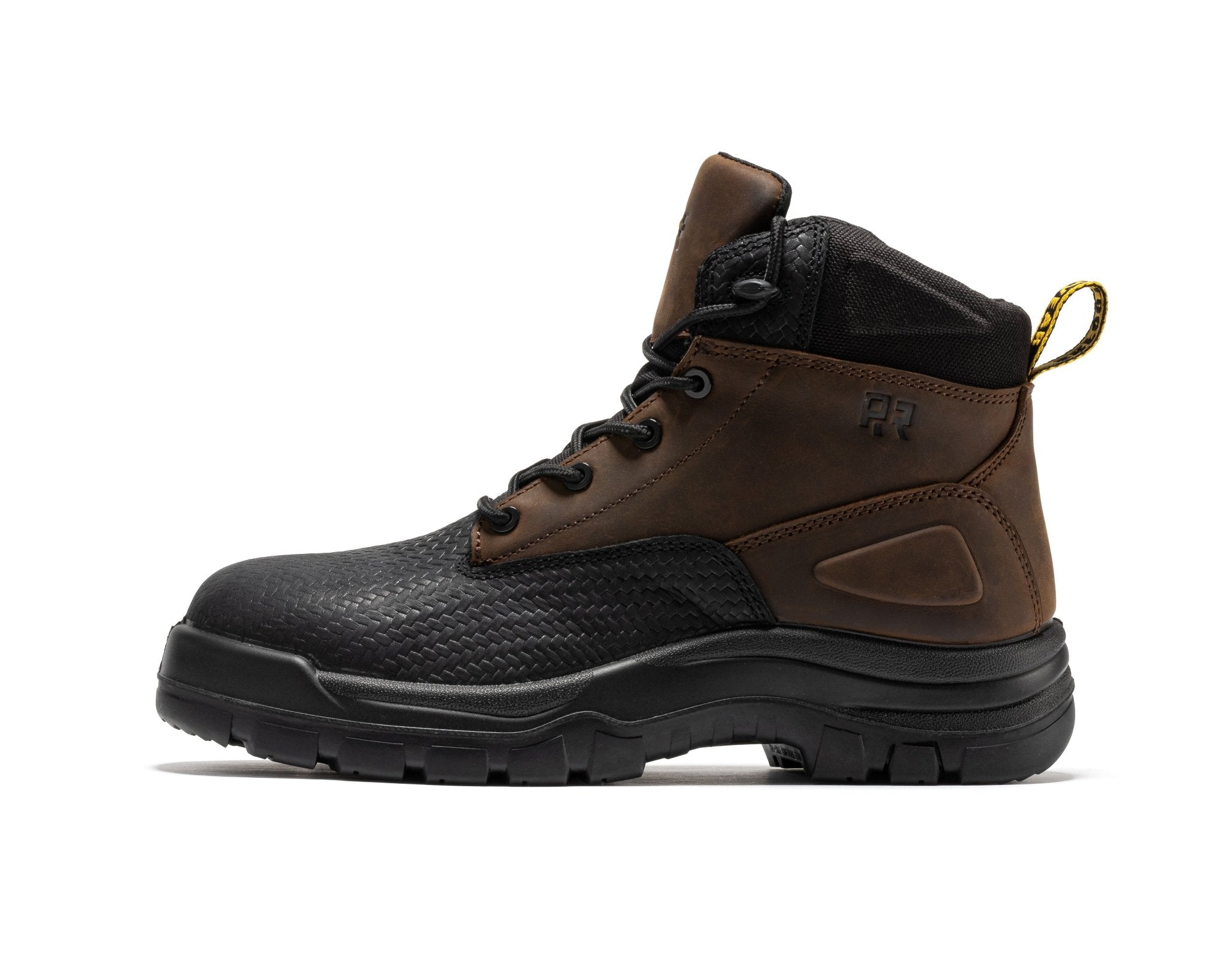 ROCKROOSTER Marfa Brown 6 Inch Waterproof Composite Toe Leather Work Boots CP210 - Overture Gifts