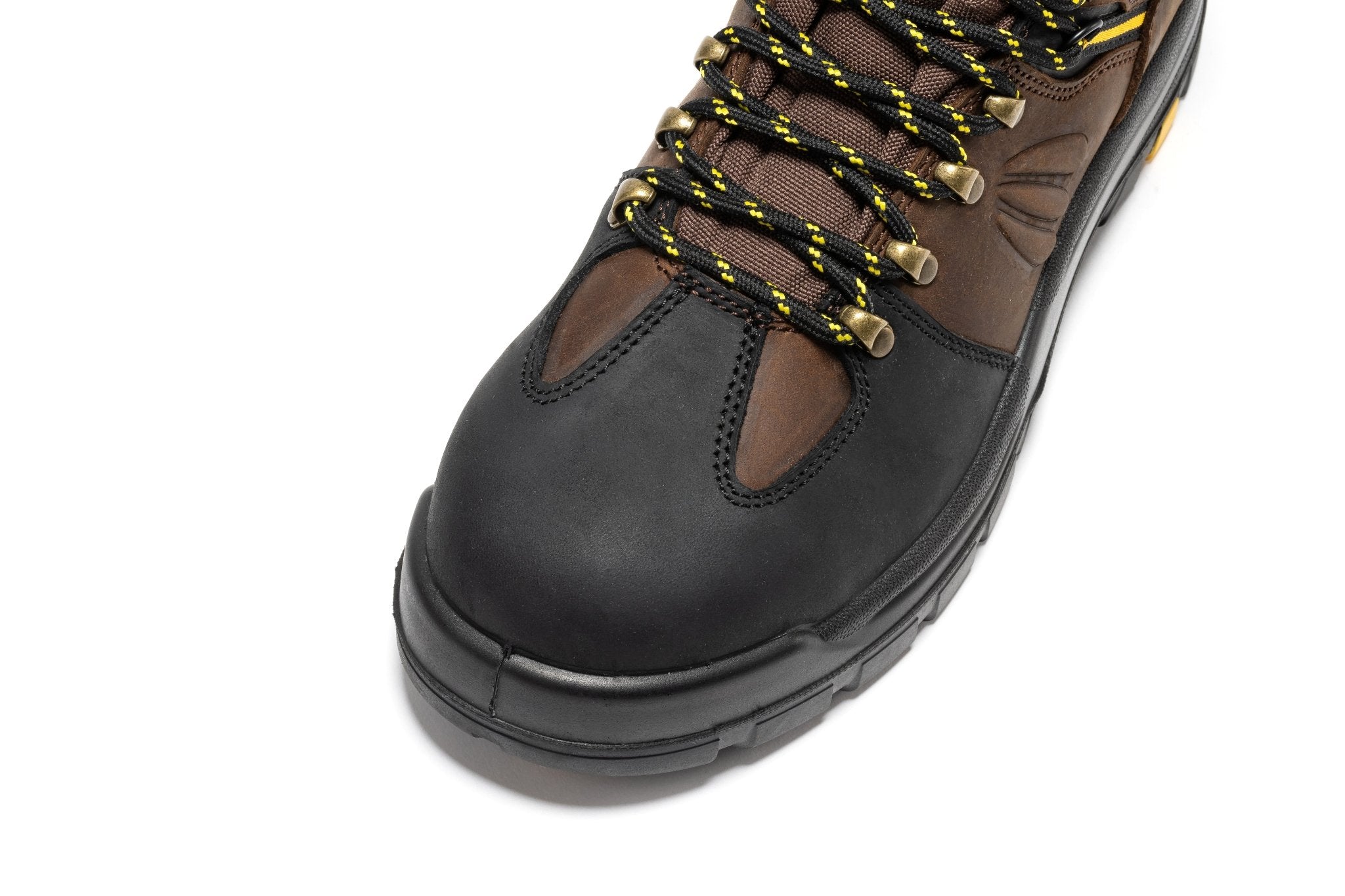 ROCKROOSTER Marfa Brown 6 inch Waterproof Composite Toe Leather Work Boots CP211 - Overture Gifts