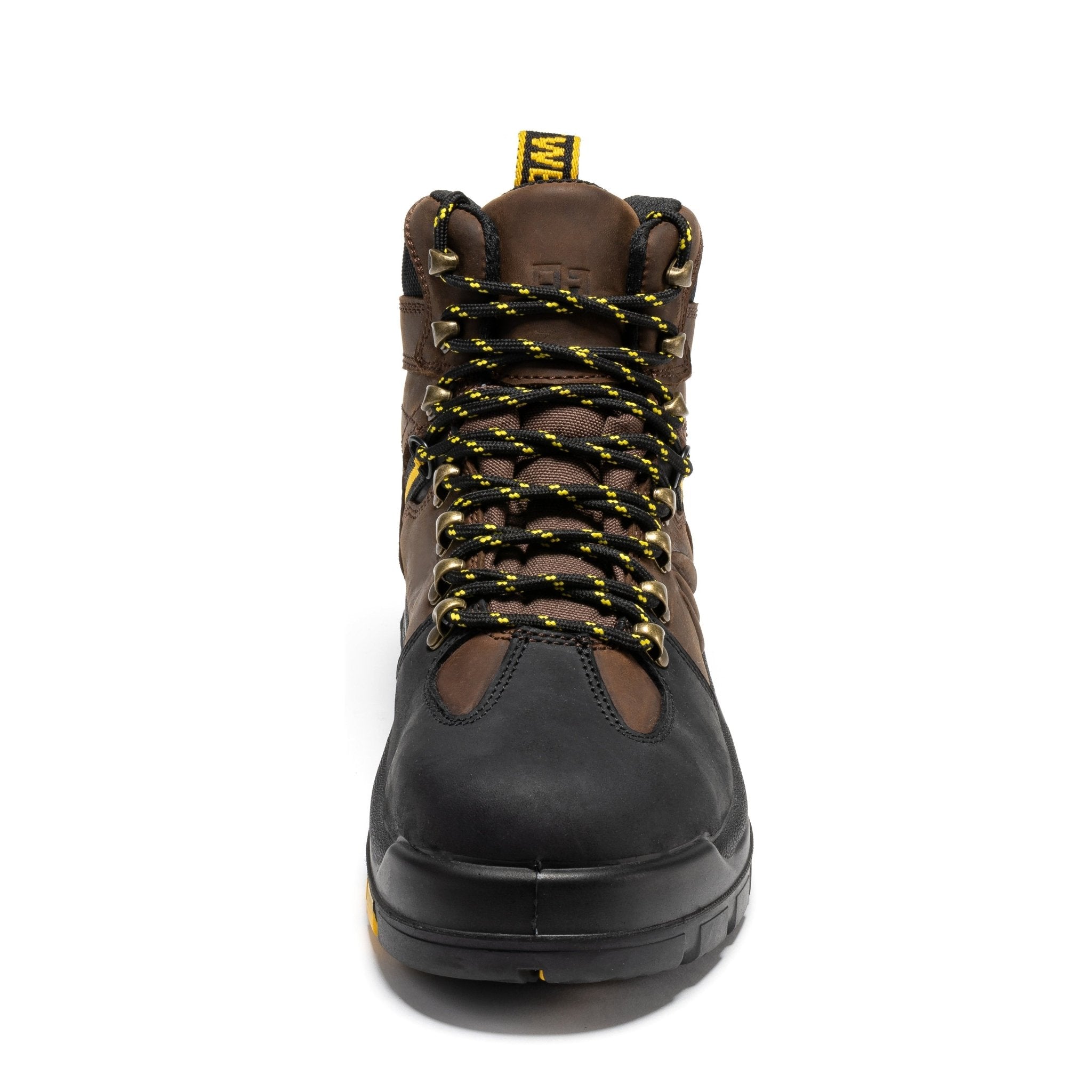 ROCKROOSTER Marfa Brown 6 inch Waterproof Composite Toe Leather Work Boots CP211 - Overture Gifts
