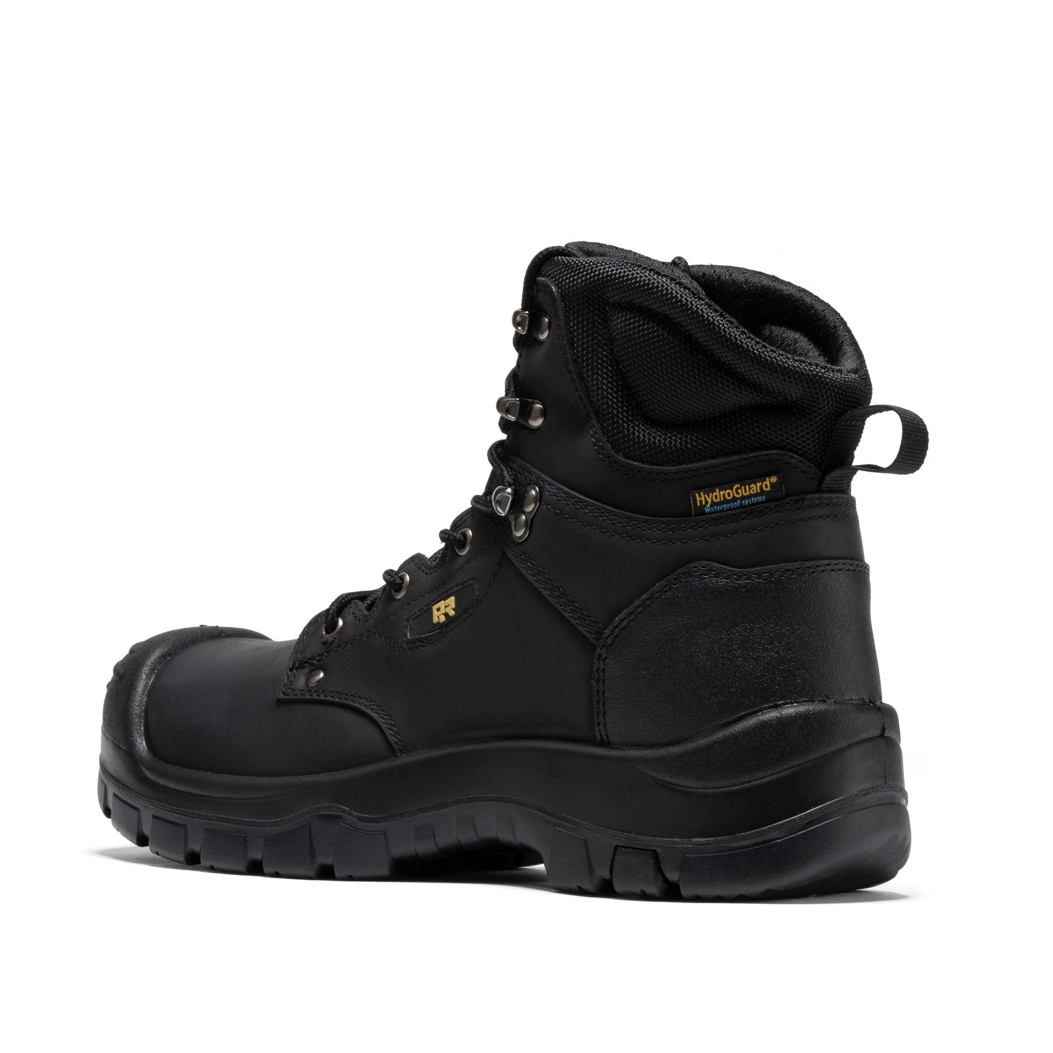 ROCKROOSTER Woodland Black 6 inch Waterproof Composite Toe Leather Work Boots AK662 - Overture Gifts