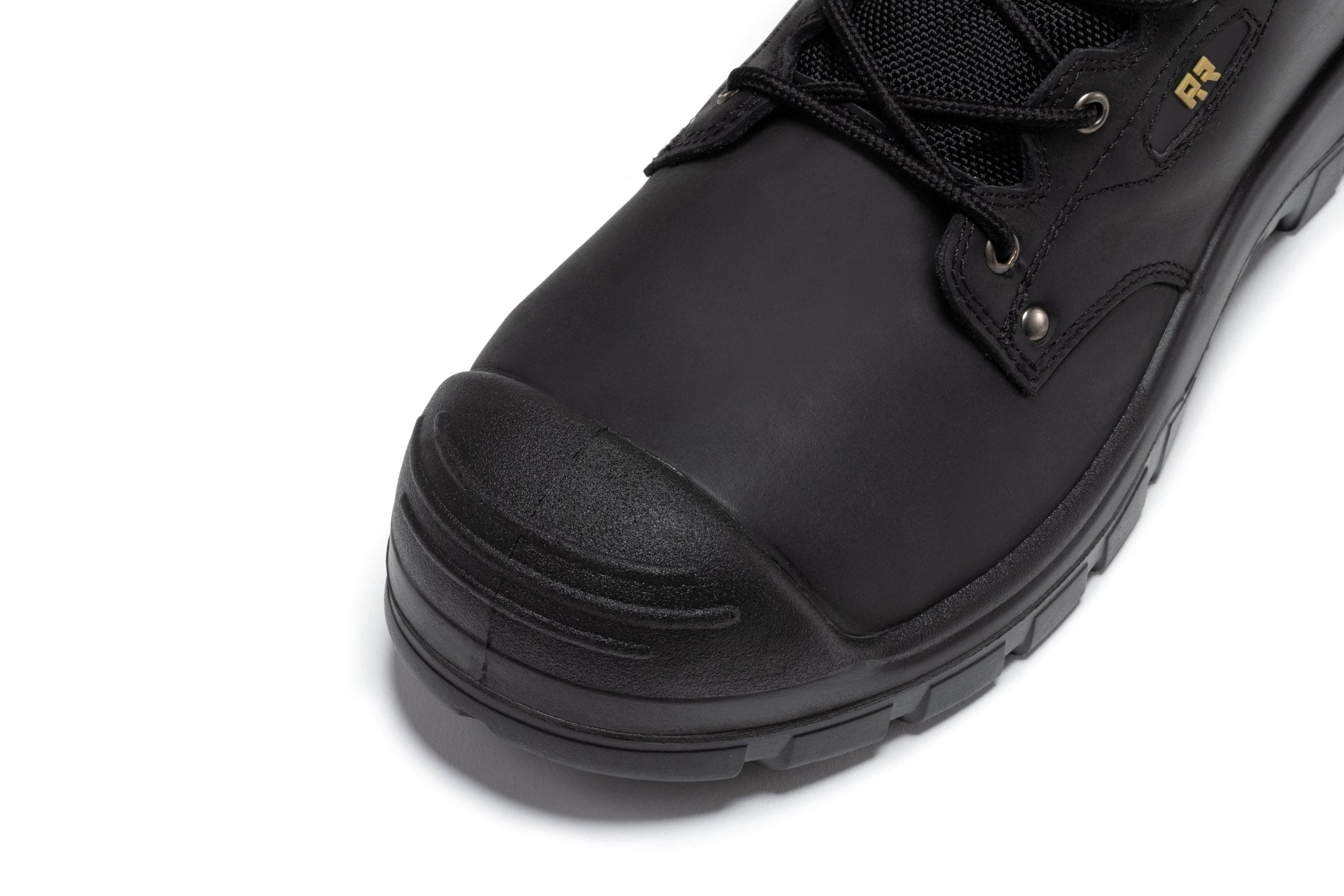 ROCKROOSTER Woodland Black 6 inch Waterproof Composite Toe Leather Work Boots AK662 - Overture Gifts