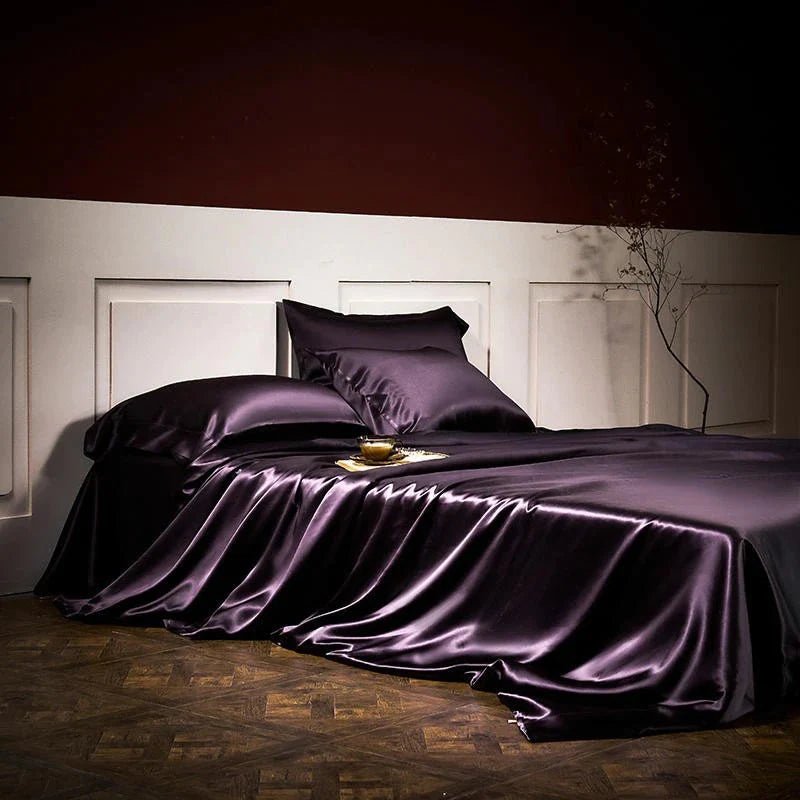 Royalis Rose Gold Luxury Pure Mulberry Silk Bedding Set | 3CARATS - Overture Gifts