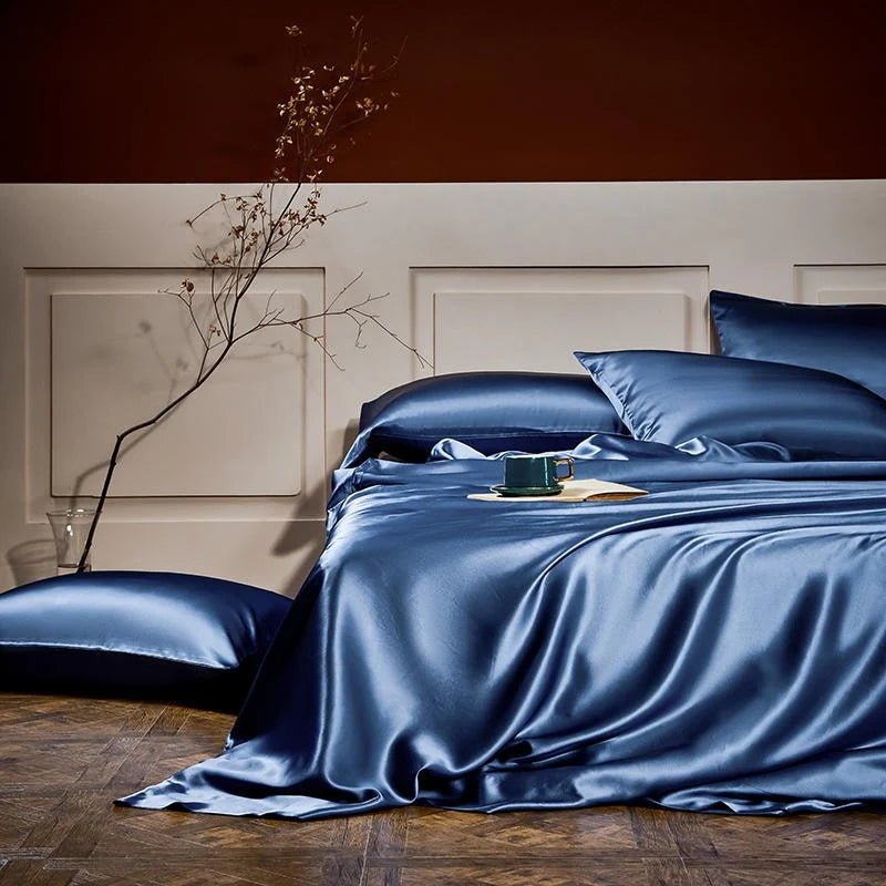 Royalis Rose Gold Luxury Pure Mulberry Silk Bedding Set | 3CARATS - Overture Gifts