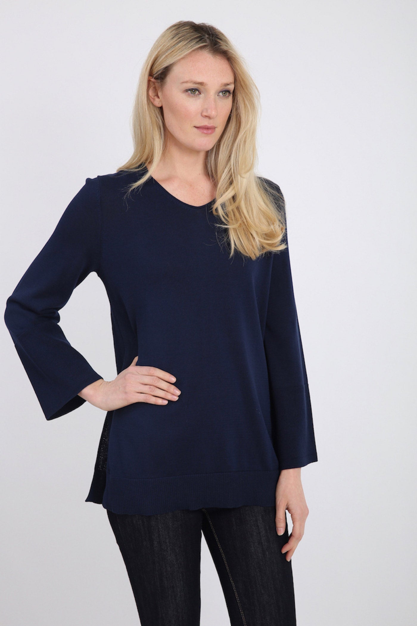 Pima Cotton V-Neck Tunic #181342