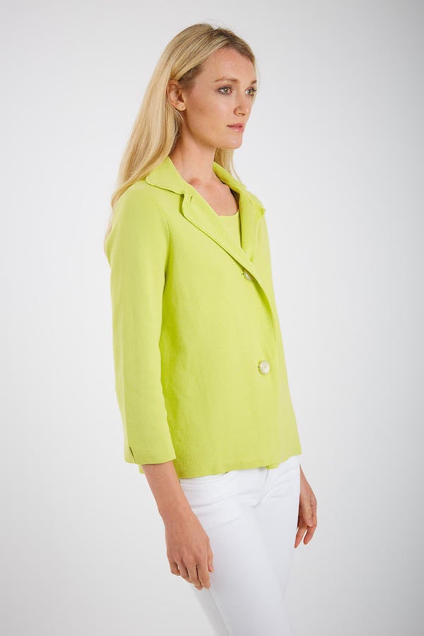 Pima Cotton Half Milano Jacket w/Mini Swing #183342