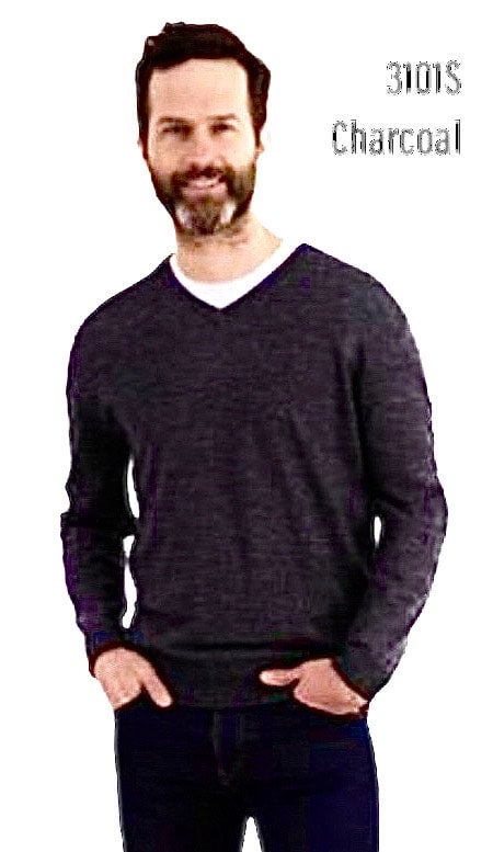 Men's - Cashmere V-Neck Sweater #3101S