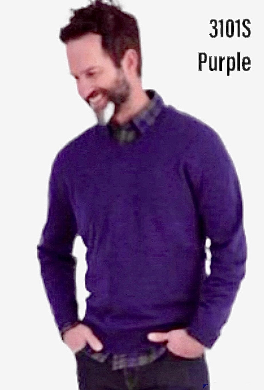 Men's - Cashmere V-Neck Sweater #3101S