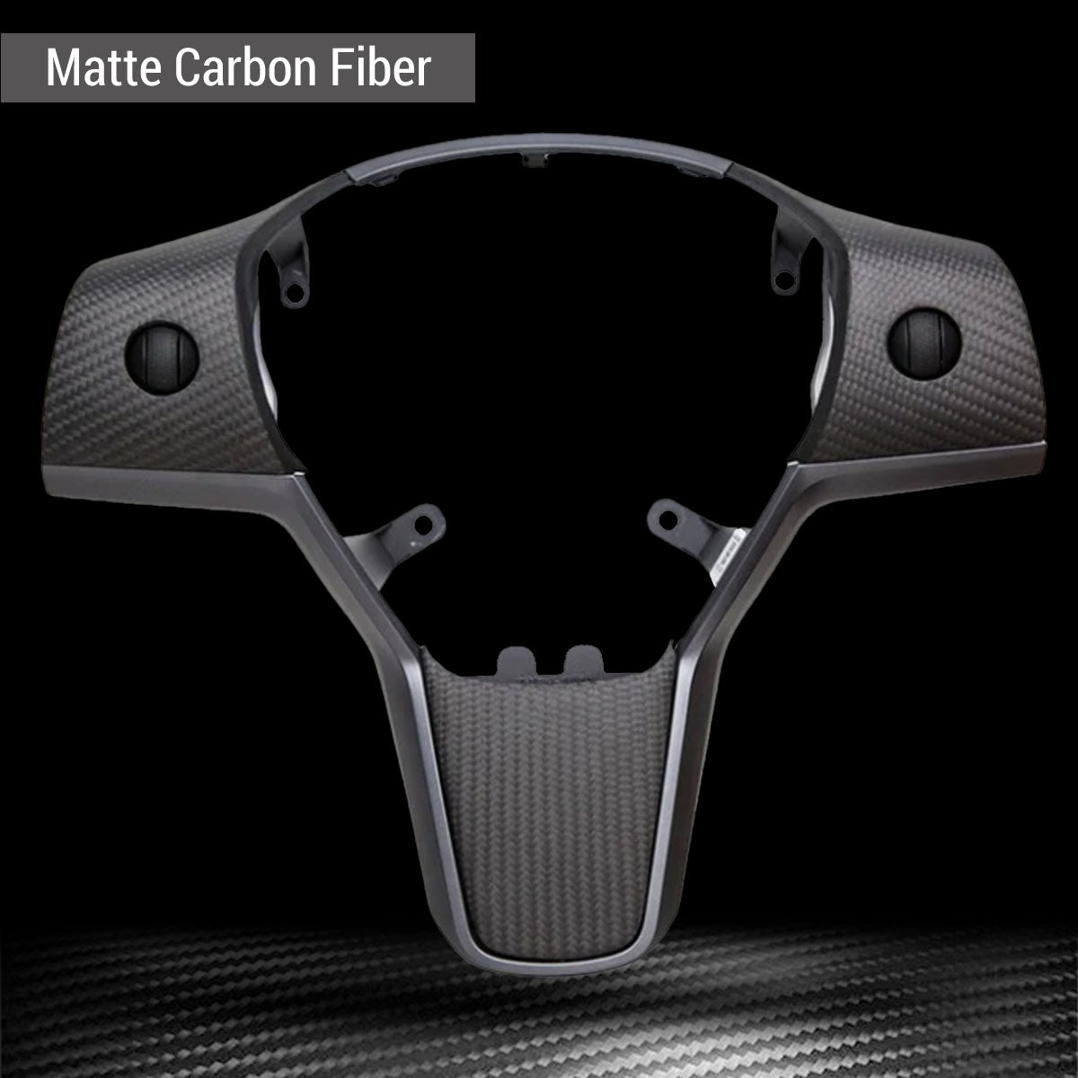 TESERY Yoke Carbon Fiber Steering Wheel for Tesla Model 3 / Y【Style 34】
