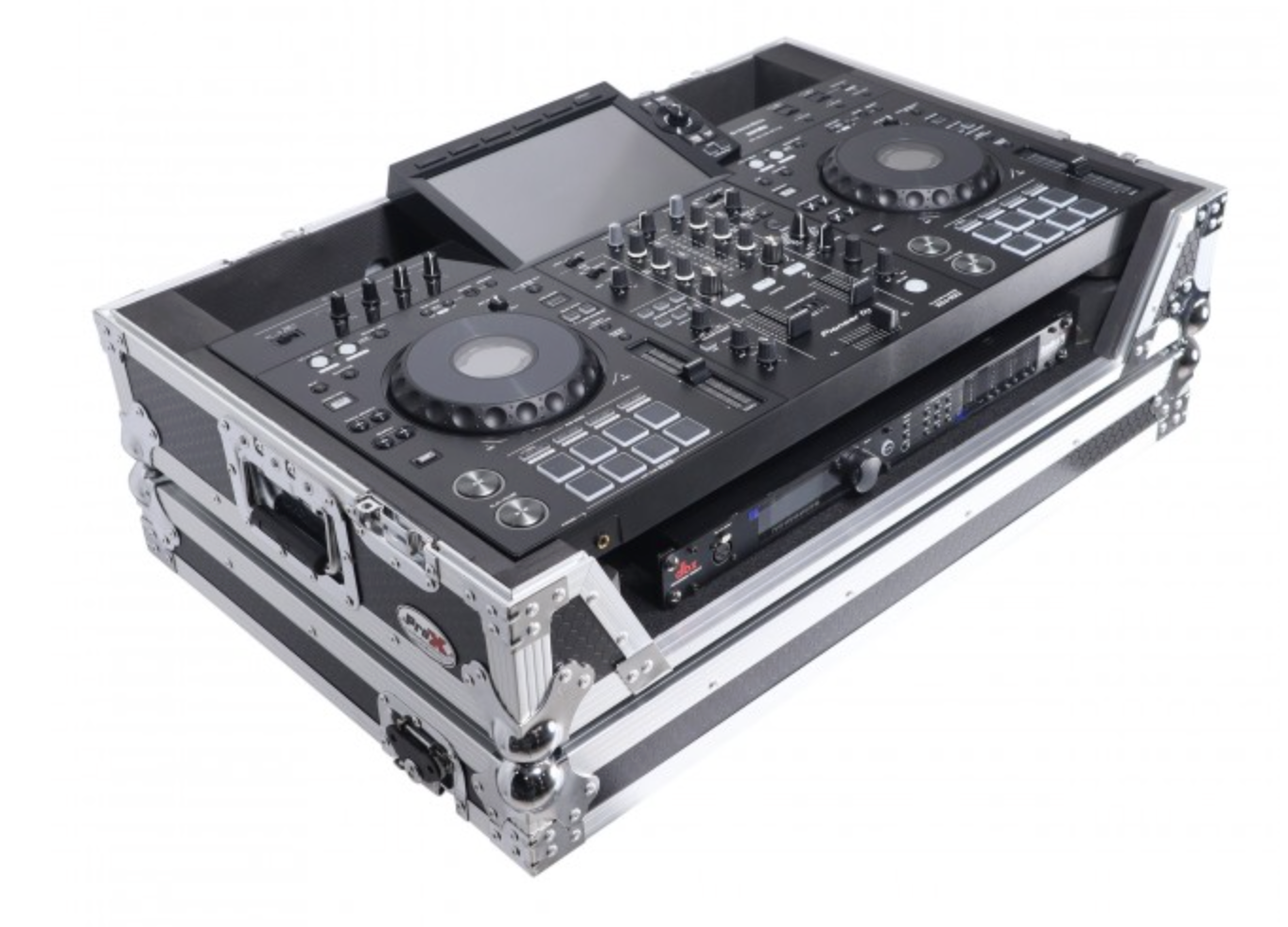 ProX XS-XDJRX3 W - ATA Flight Case For Pioneer DDJ-REV5 XDJ-RX3 DJ Controller with 1U Rack Space and Wheels