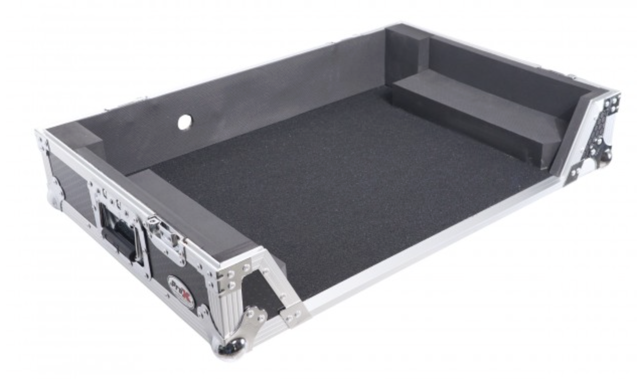 ProX XS-XDJRX3 W - ATA Flight Case For Pioneer DDJ-REV5 XDJ-RX3 DJ Controller with 1U Rack Space and Wheels
