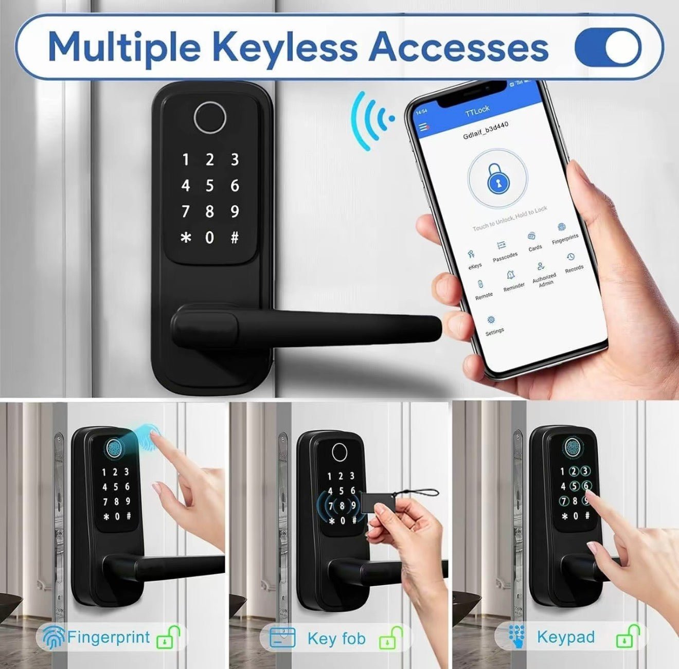 SecureTouch Smart Lock - Overture Gifts