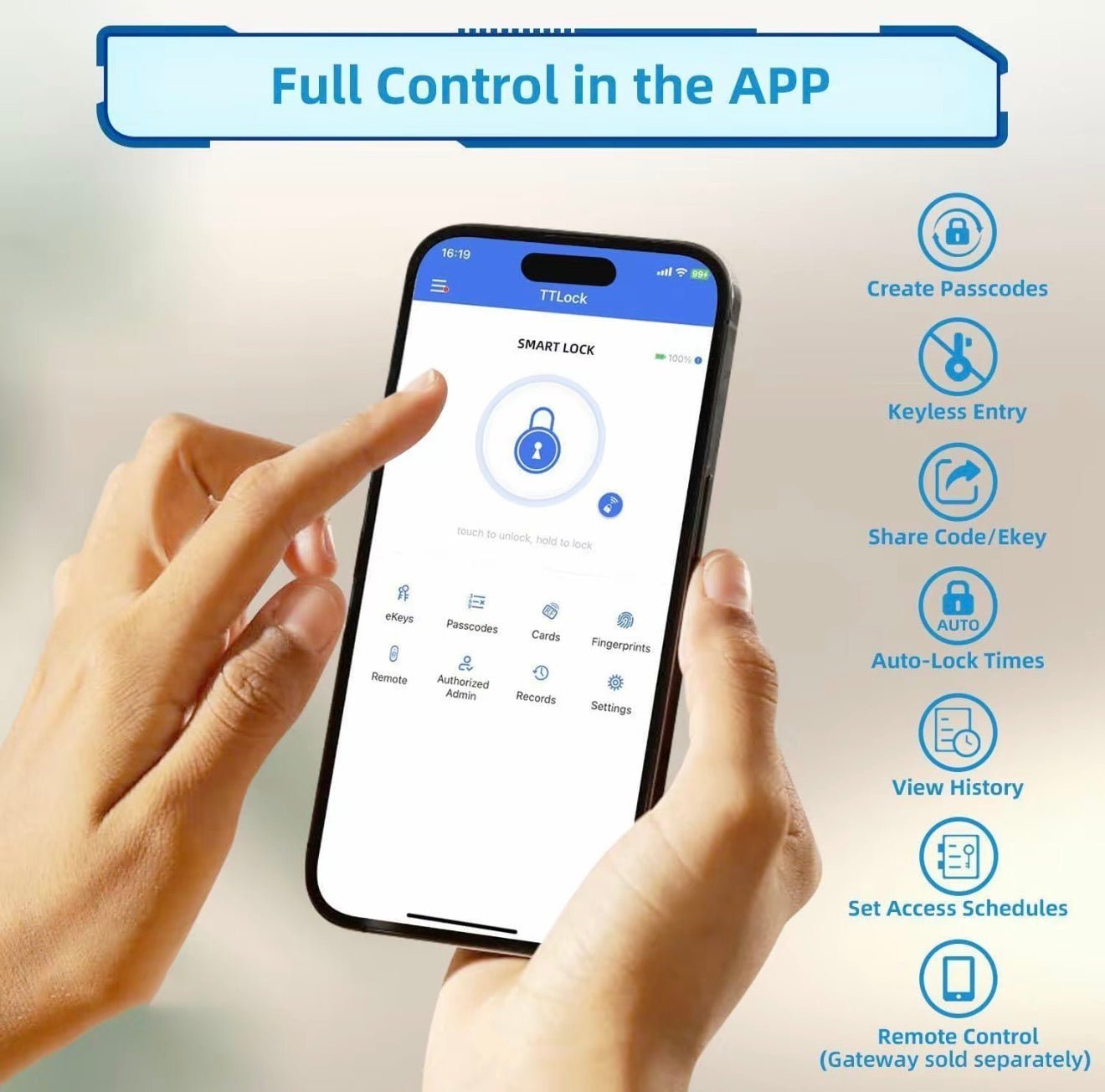 SecureTouch Smart Lock - Overture Gifts