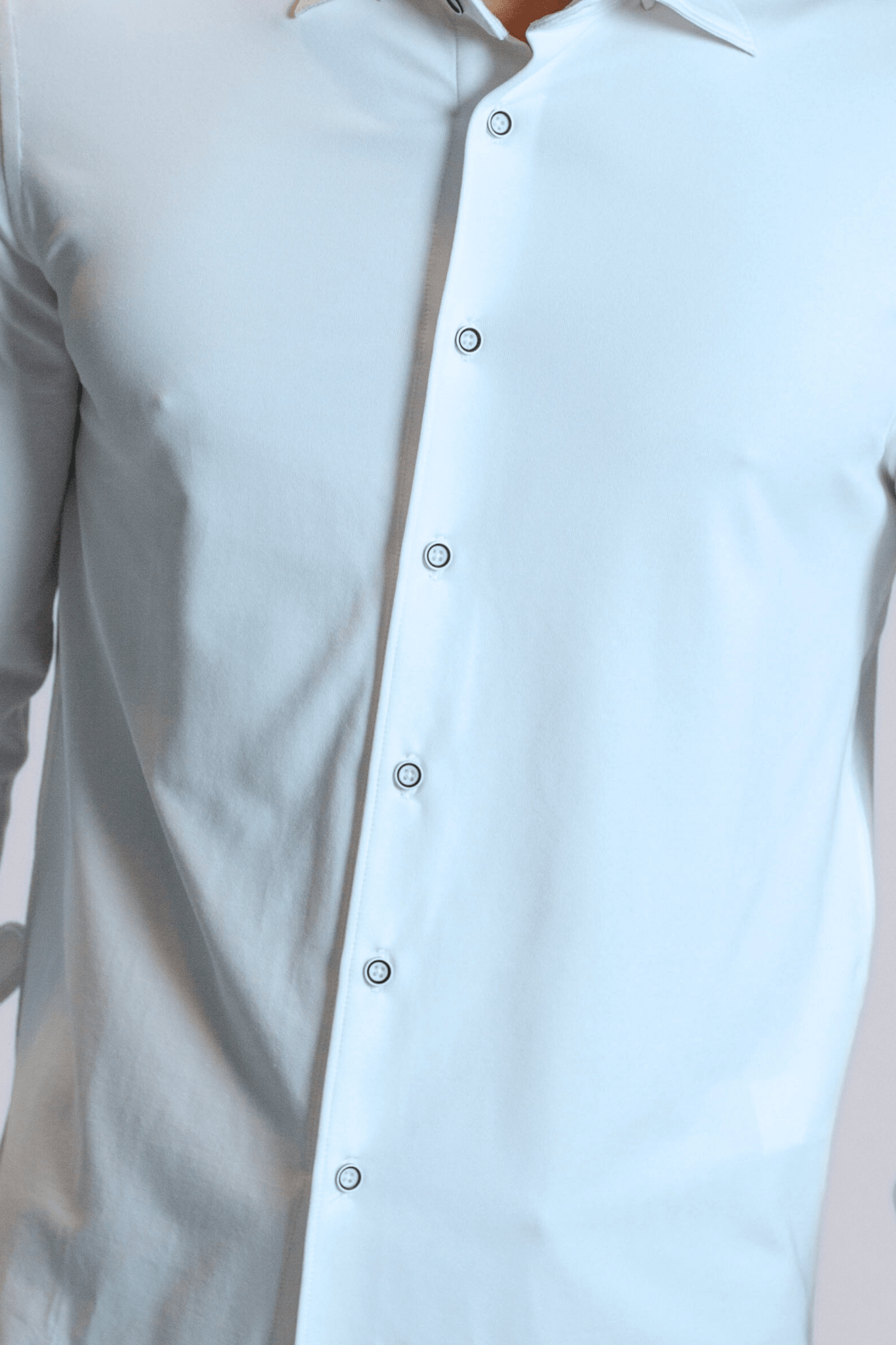 'Single Shot' Long Sleeve Tech Shirt - Light Blue - Overture Gifts