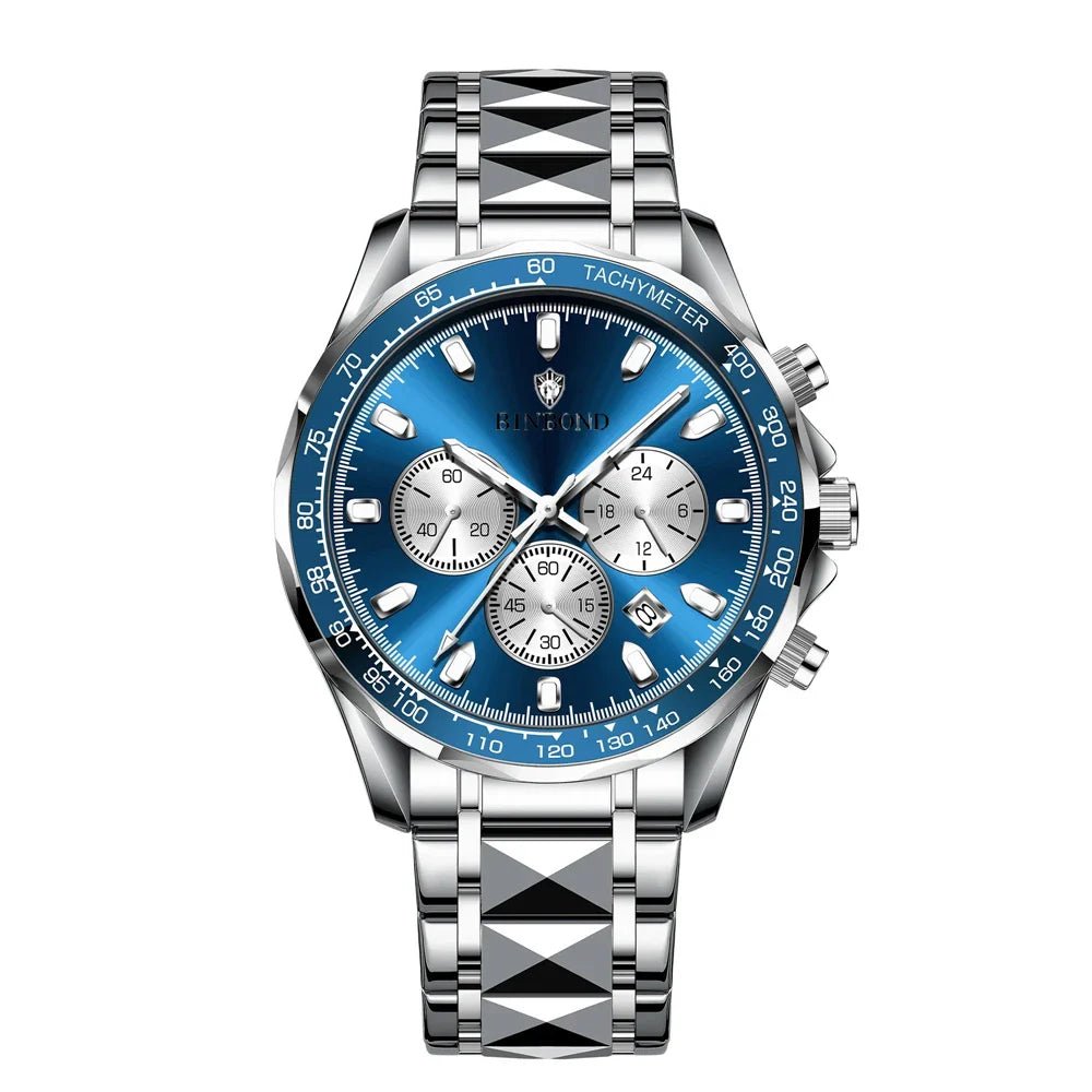 Sports New Men Chornograph Watch For Man Luxury Brand Fashion Quartz Wristwatches Gifts Mens Watches Automatic Digital Clock - Overture Gifts