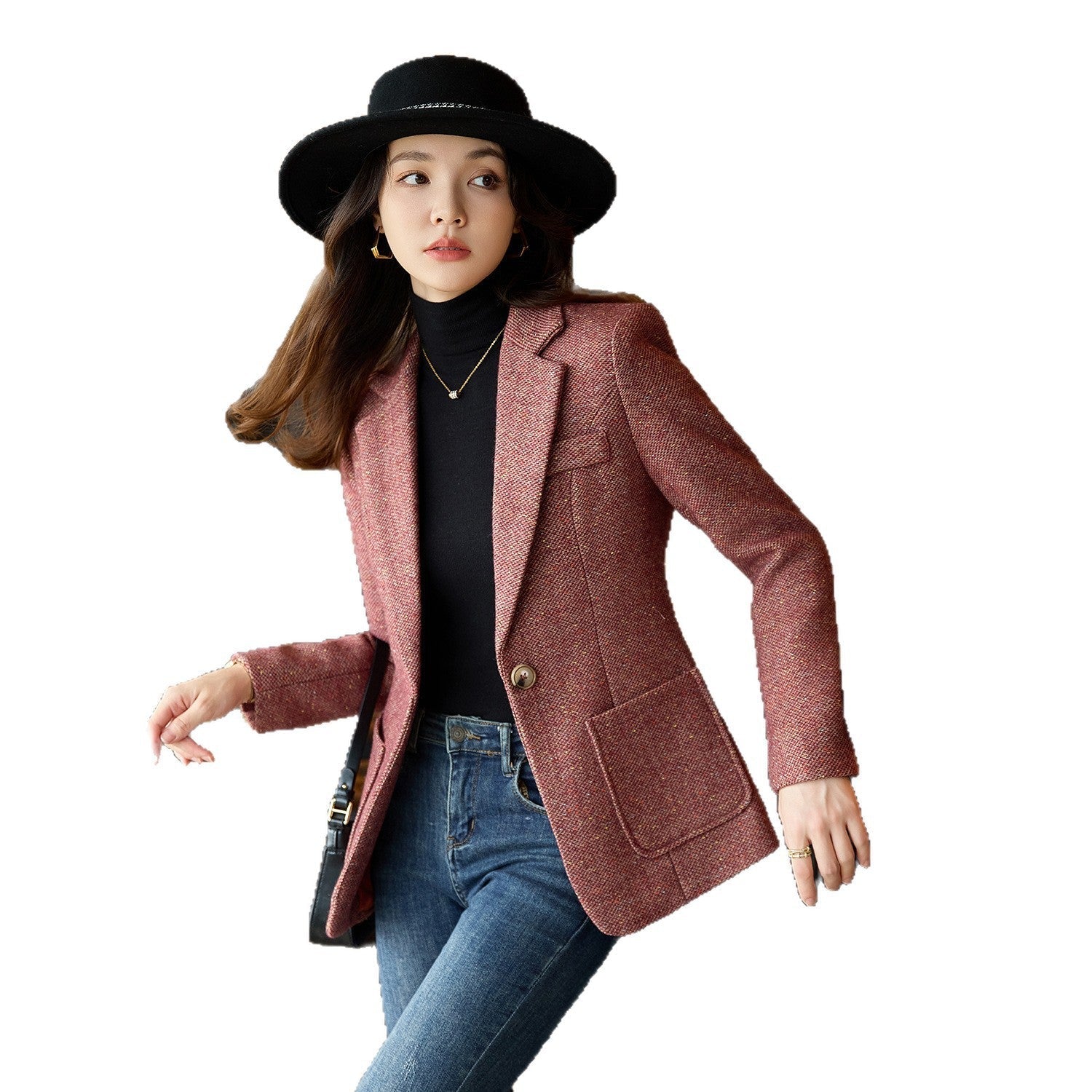 Springautumn New-season Sophisticated Wool Coat - Overture Gifts