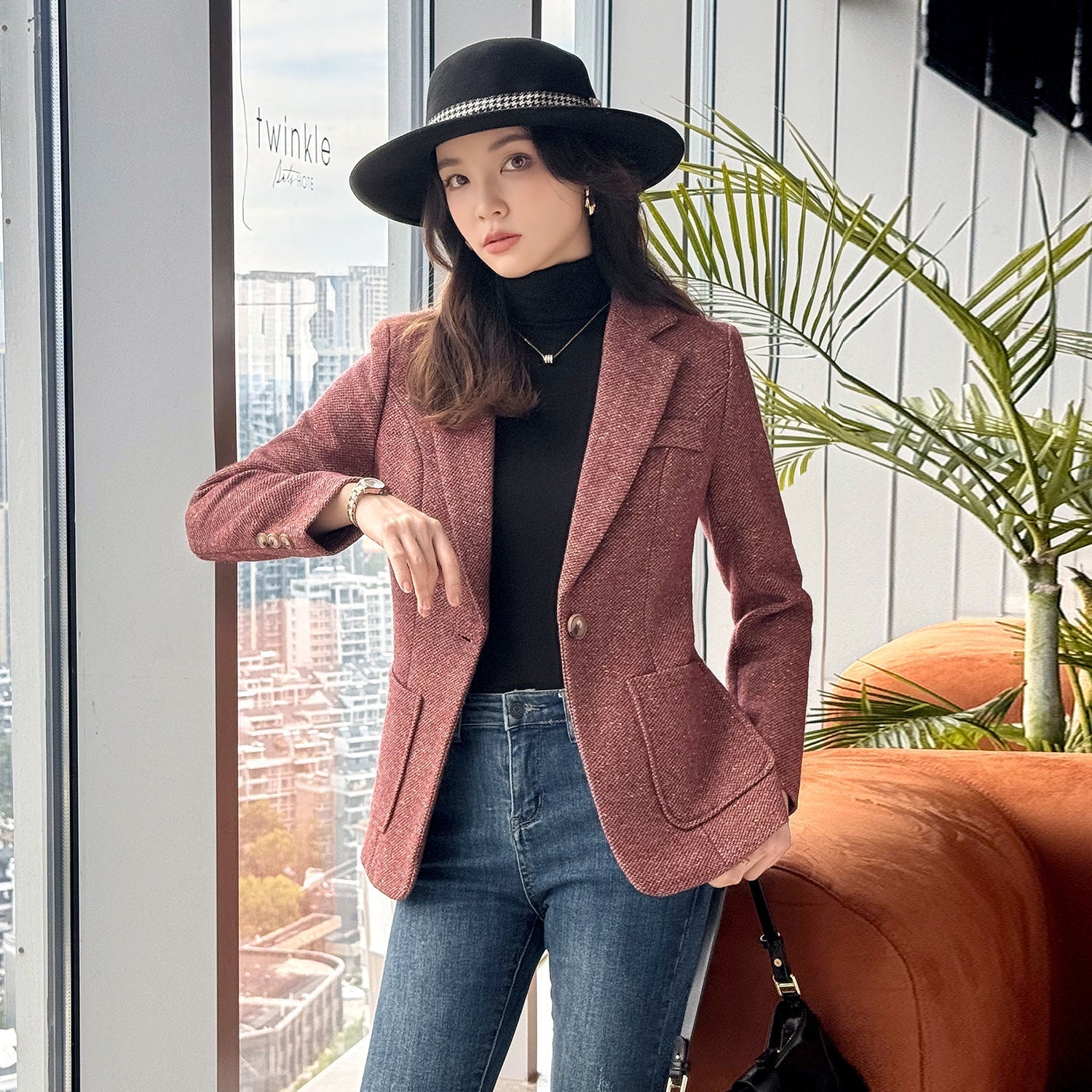 Springautumn New-season Sophisticated Wool Coat - Overture Gifts