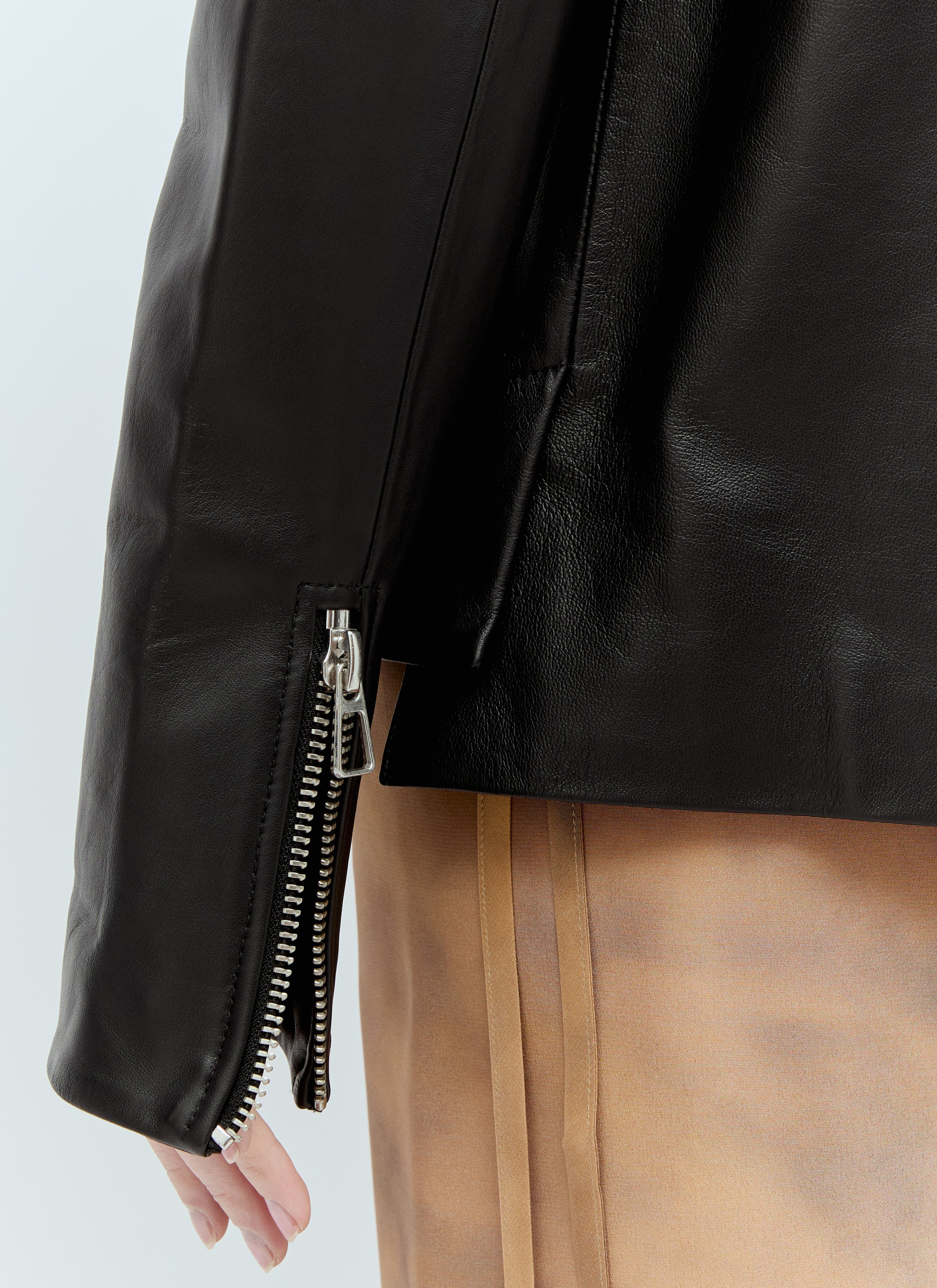 Sportmax Women Nappa Leather Jacket