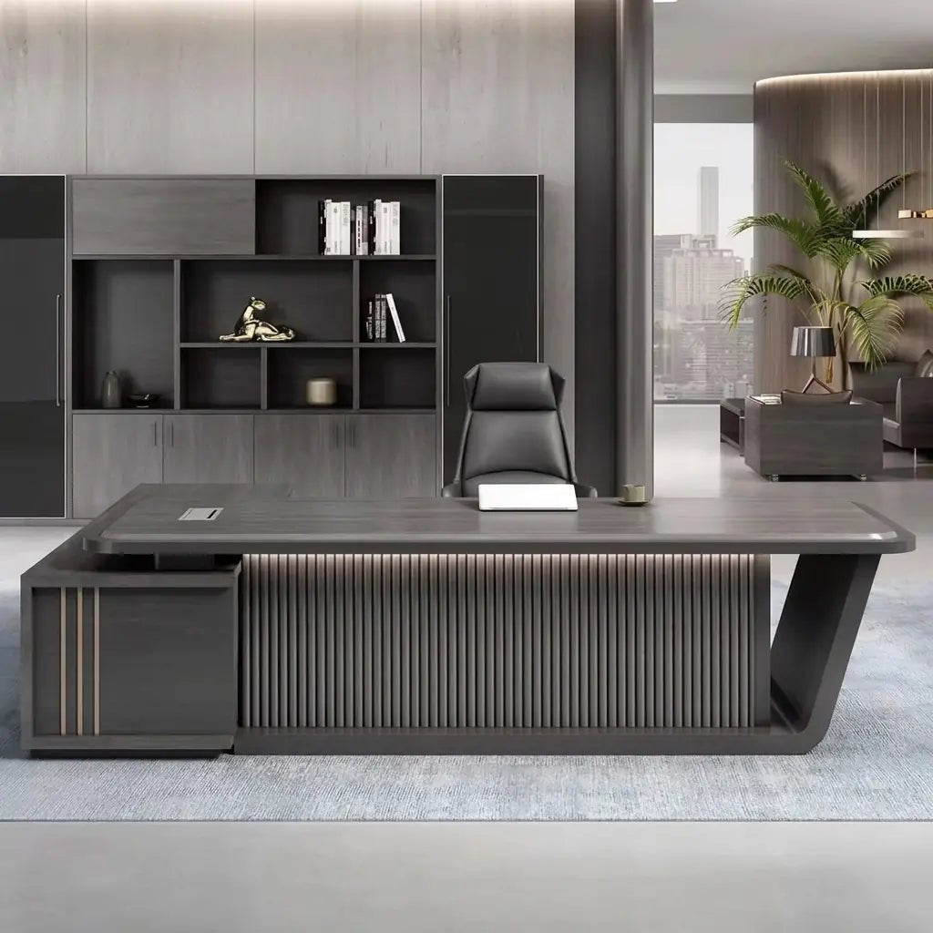 Sterling · Modern Executive L-Shaped Desk - Overture Gifts