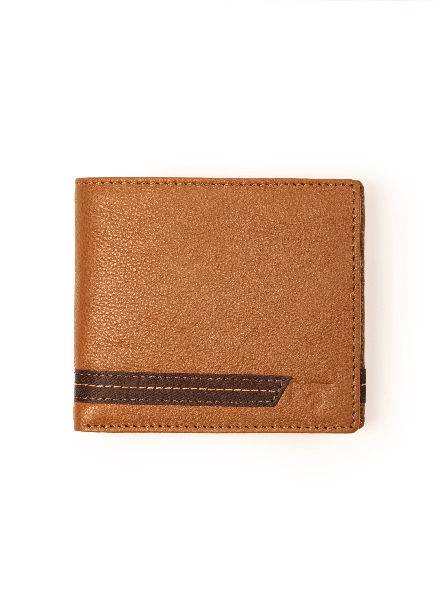 Stripe Brown Men's Wallet - Overture Gifts