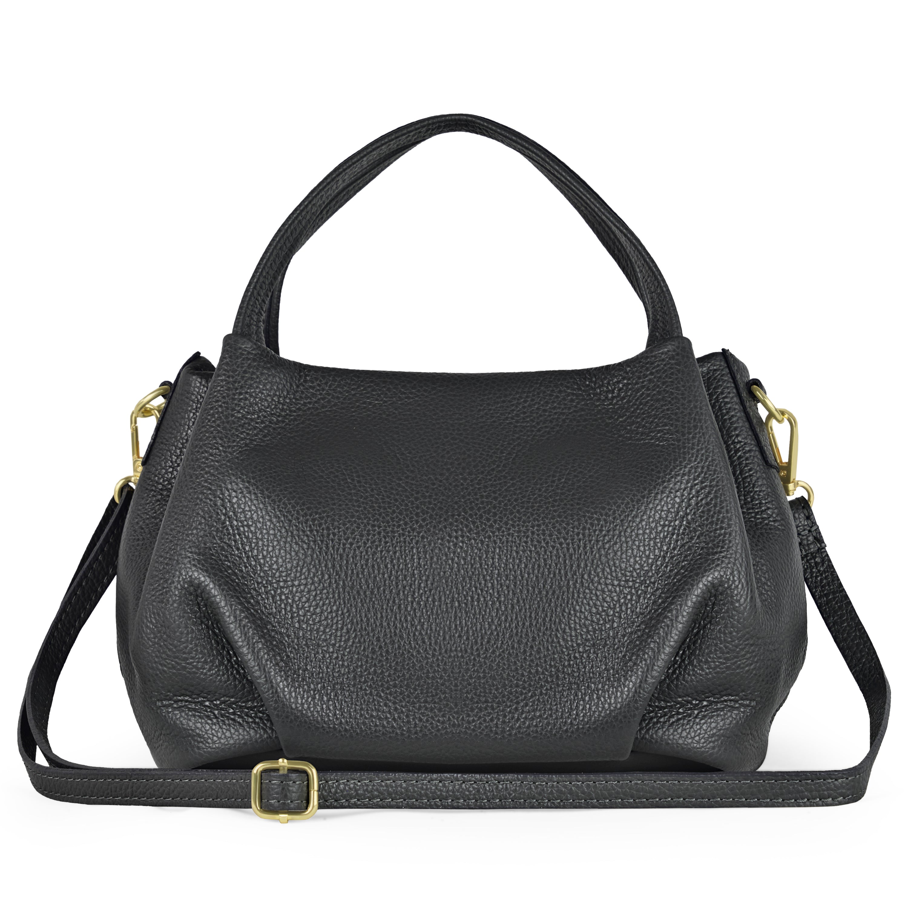 Italian Full-Grain Leather Top-Handle Bag | Lucca
