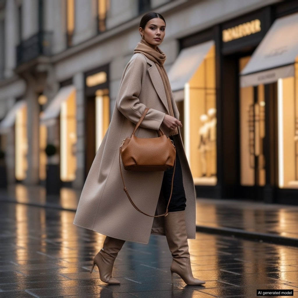 Italian Full-Grain Leather Top-Handle Bag | Lucca