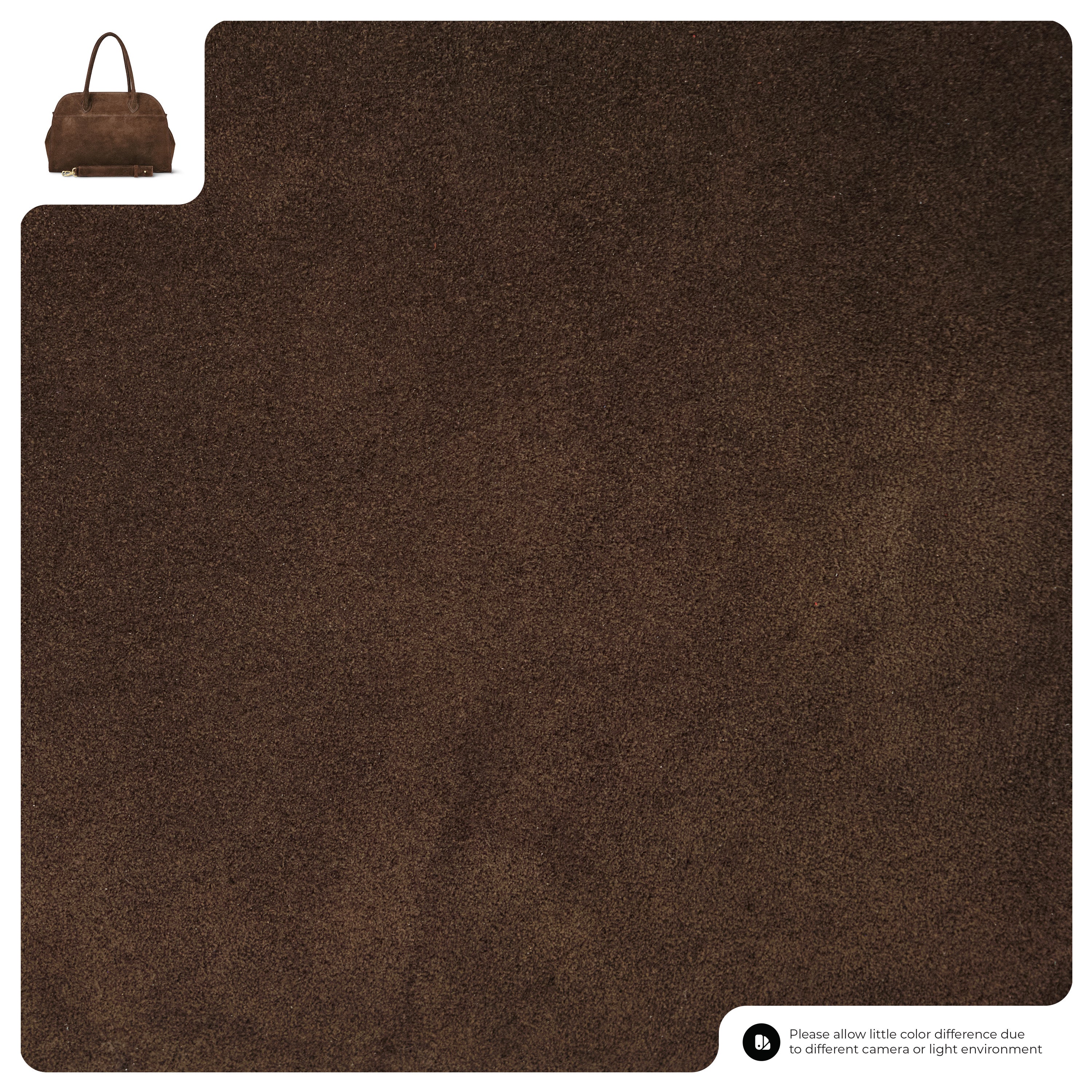 Italian Genuine Suede Top-Handle Bag | Cuneo