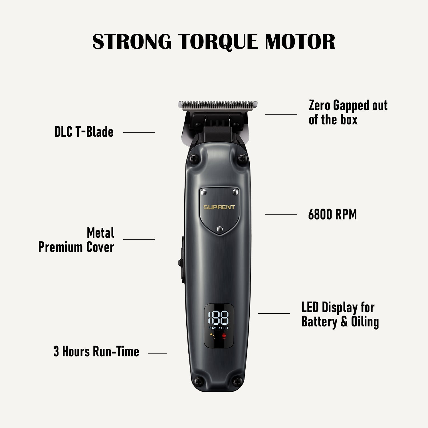 The Black Shield Clipper and Trimmer Set - HC236TX - Overture Gifts