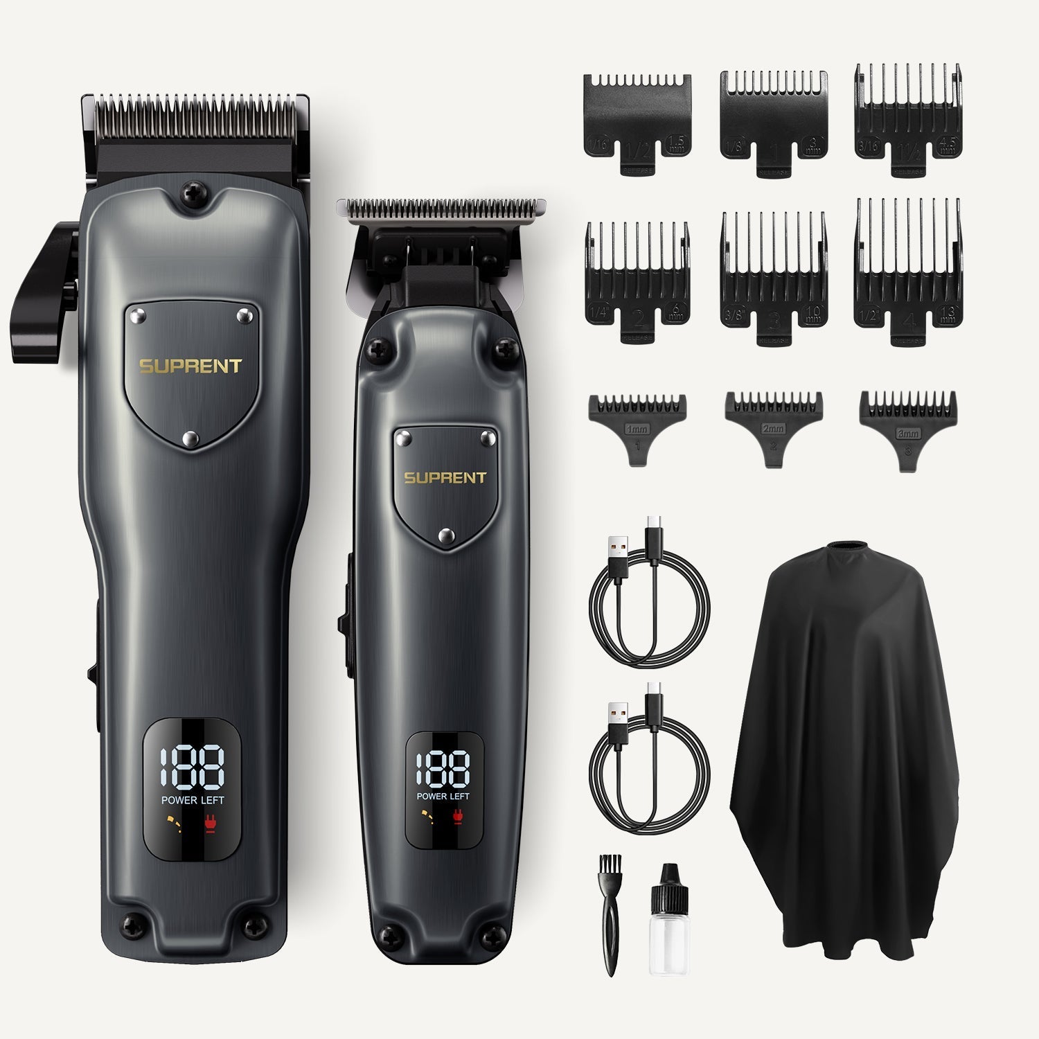 The Black Shield Clipper and Trimmer Set - HC236TX - Overture Gifts