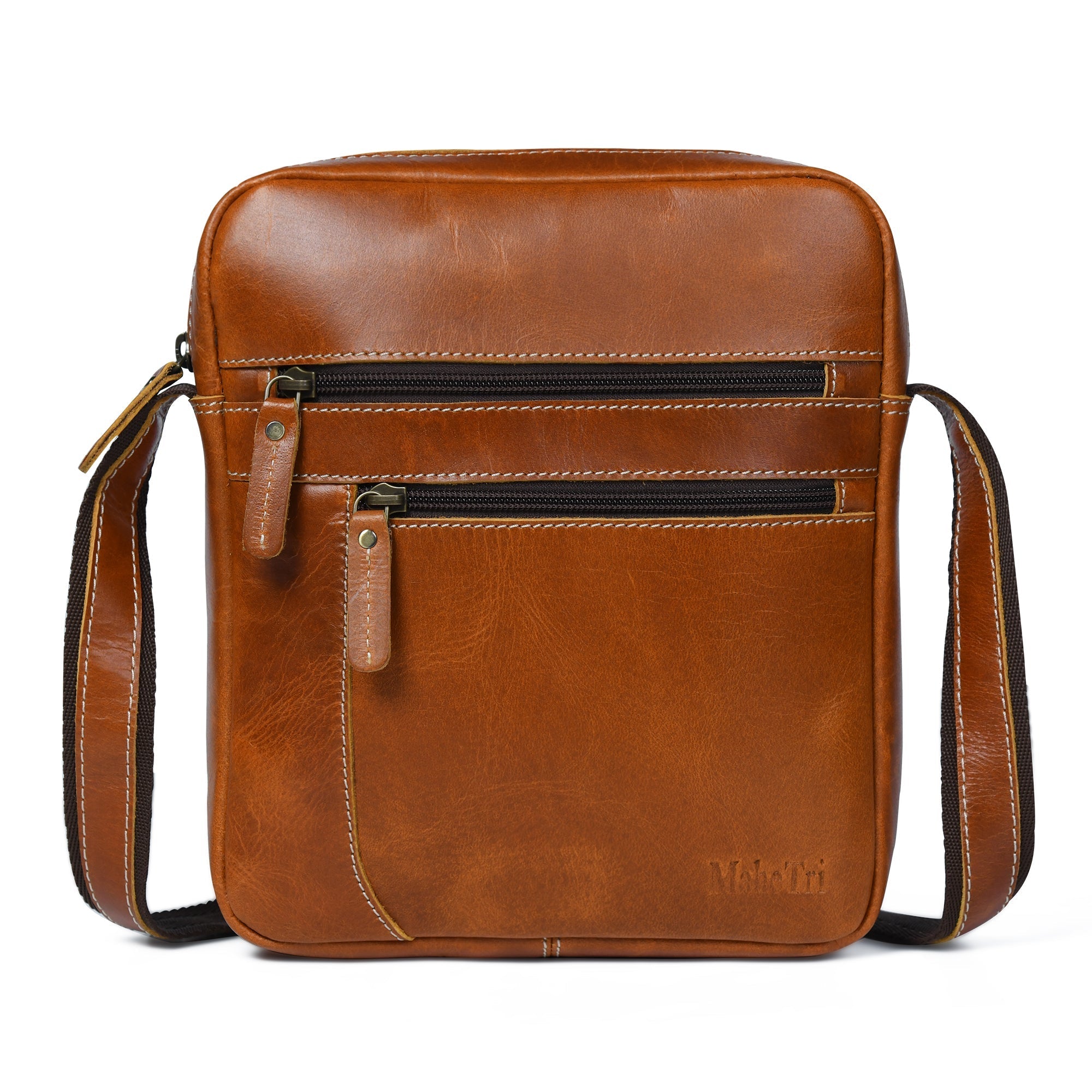 The Compact Messenger- Tan - Overture Gifts