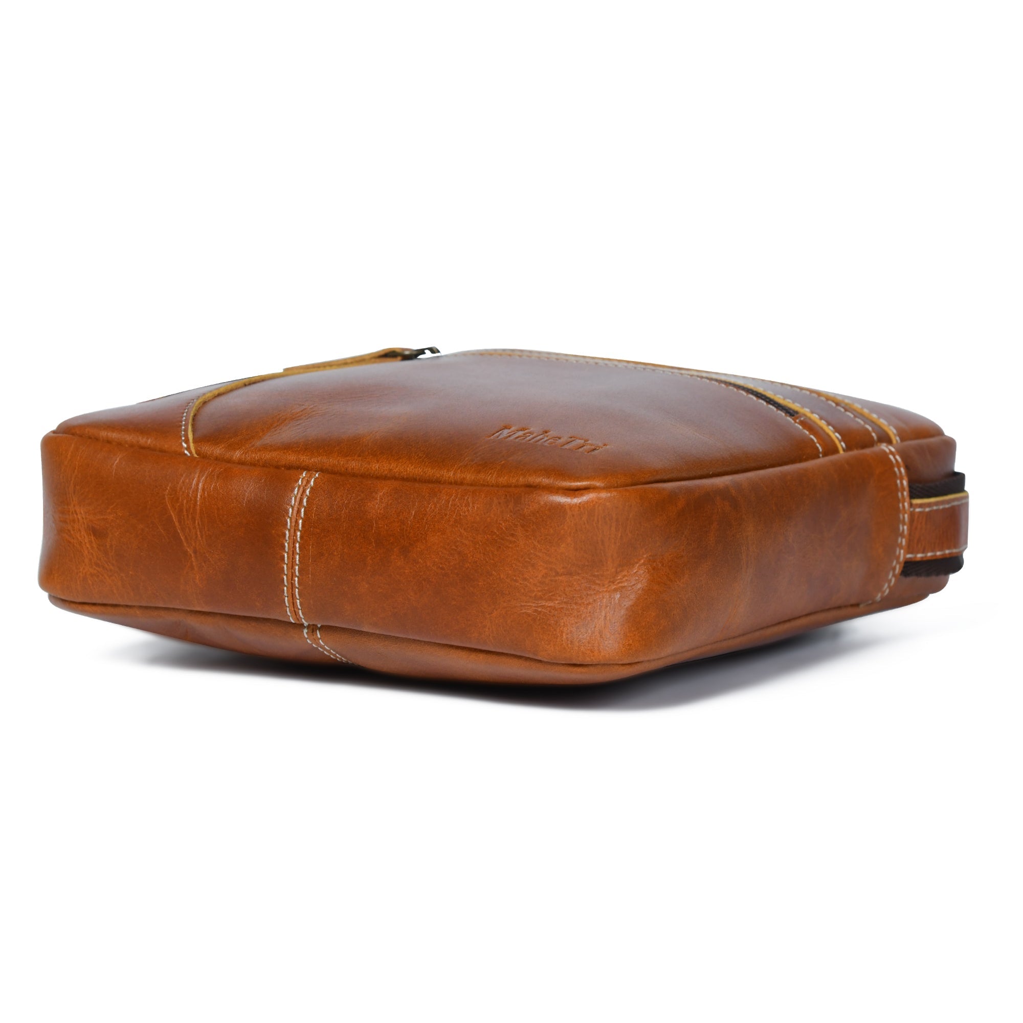 The Compact Messenger- Tan - Overture Gifts